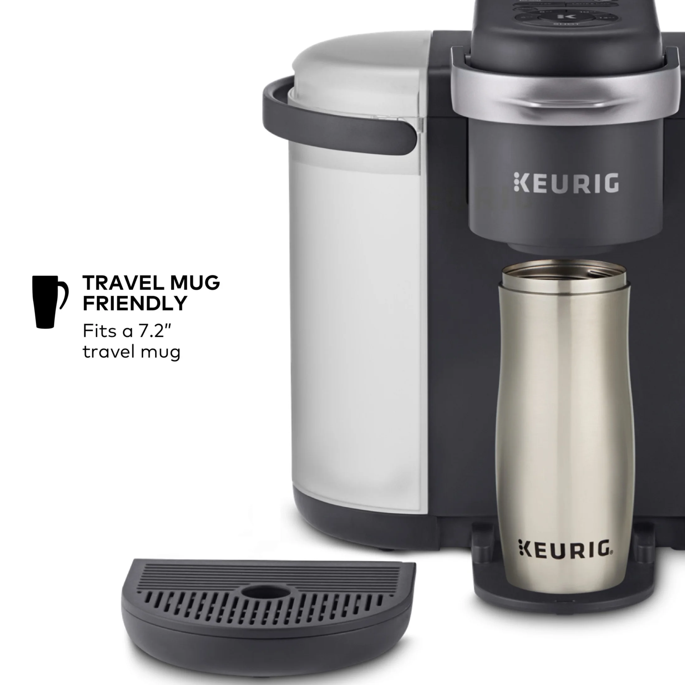 K-Cafe Single Serve K-Cup Coffee Maker, Latte Maker and Cappuccino Maker, Dark Charcoal(Gray) - Image 9