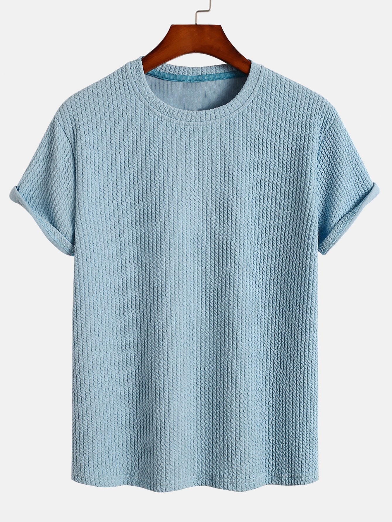 T-shirt côtelé moulant