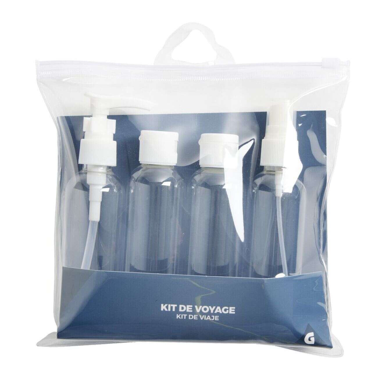 Flacon de voyage kit 5 pièces