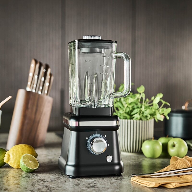 Select blender 1,6L 1000W matt svart/klar