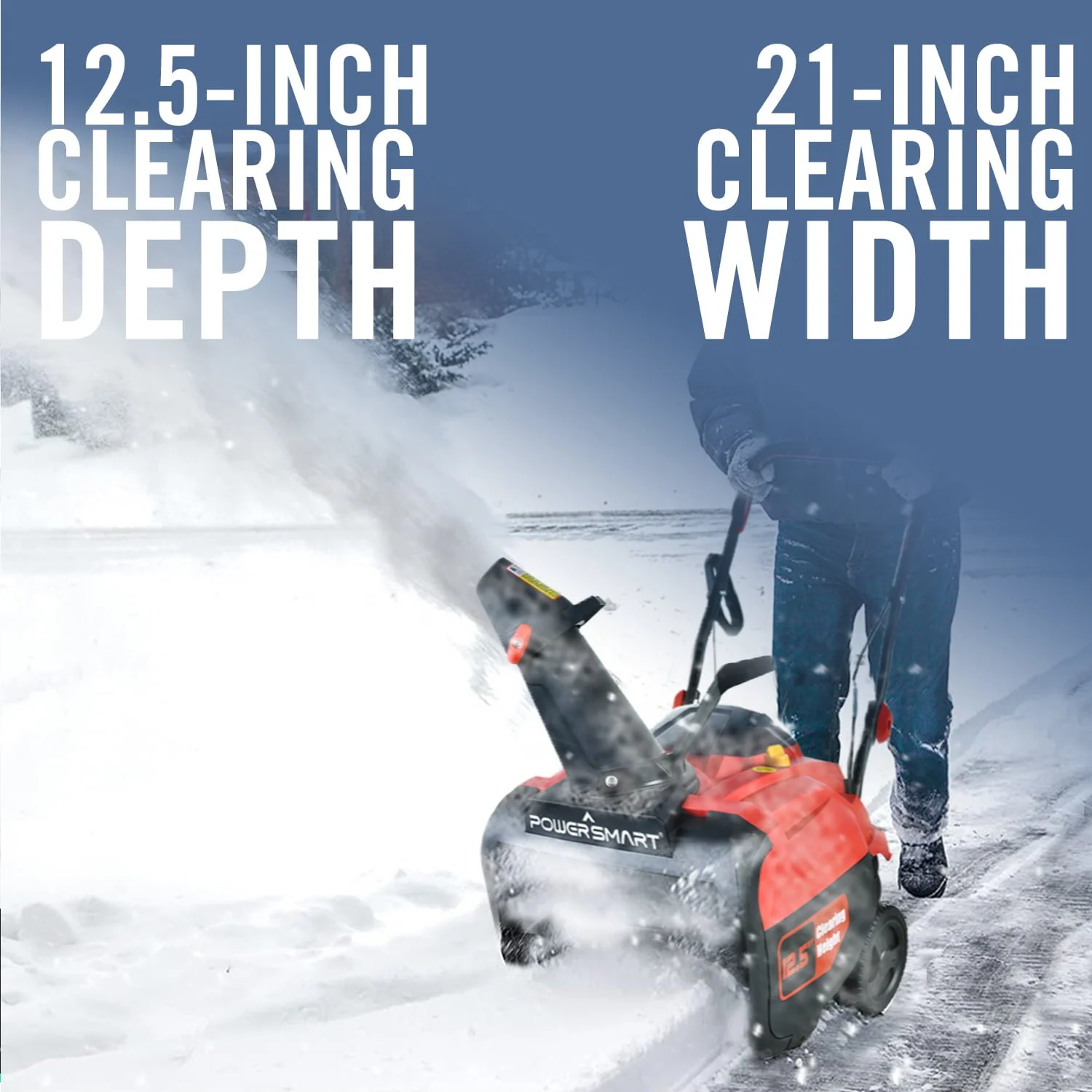 21 inch 212cc Single Stage Push Gasoline Snow Blower PSS1210W - Image 5