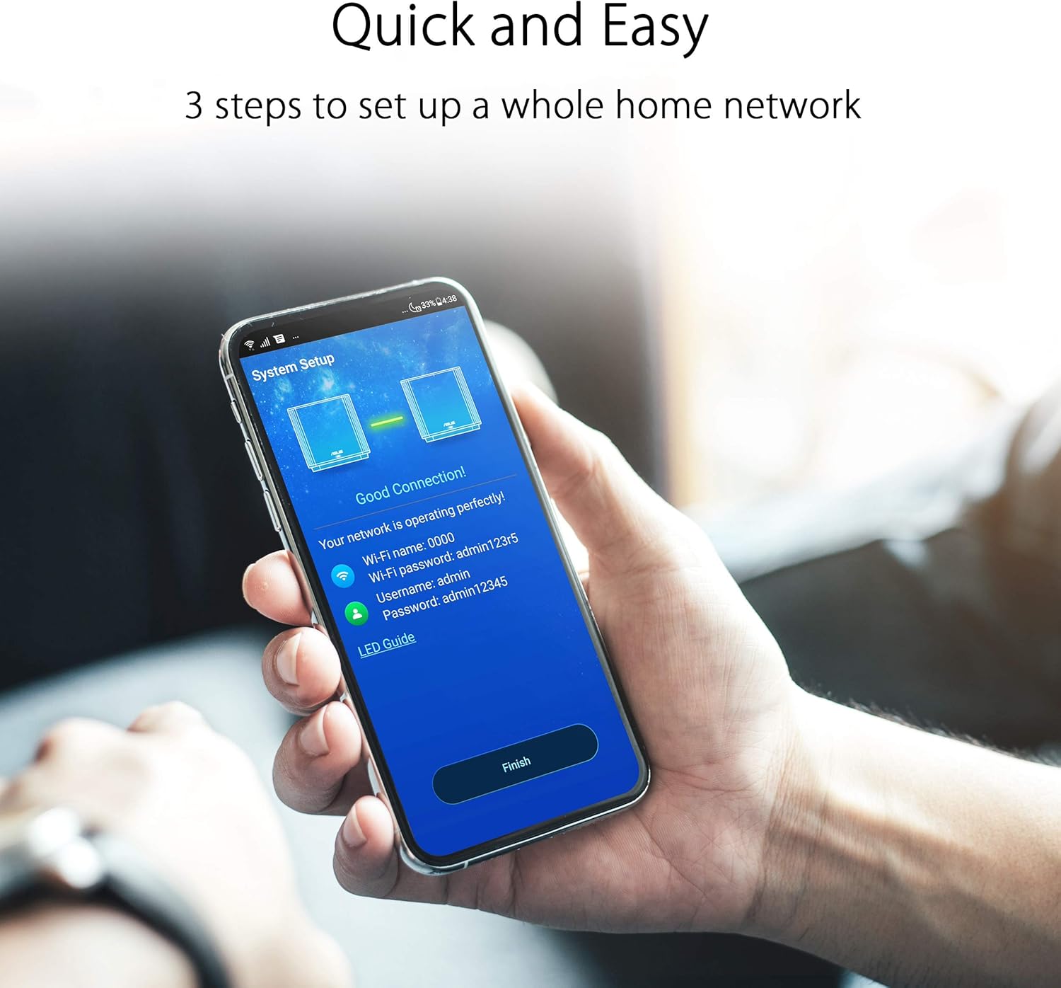 ASUS ZenWiFi AX6600 Tri-Band Mesh WiFi 6 System (XT8 2PK) - Whole Home Coverage up to 5500 sq.ft & 6+ Rooms  AiMesh  Included Lifetime Internet Security  Easy Setup  3 SSID  Parental Control  White