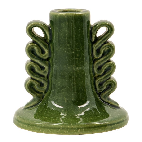 Diva lysestake 9,5x10 cm grønn