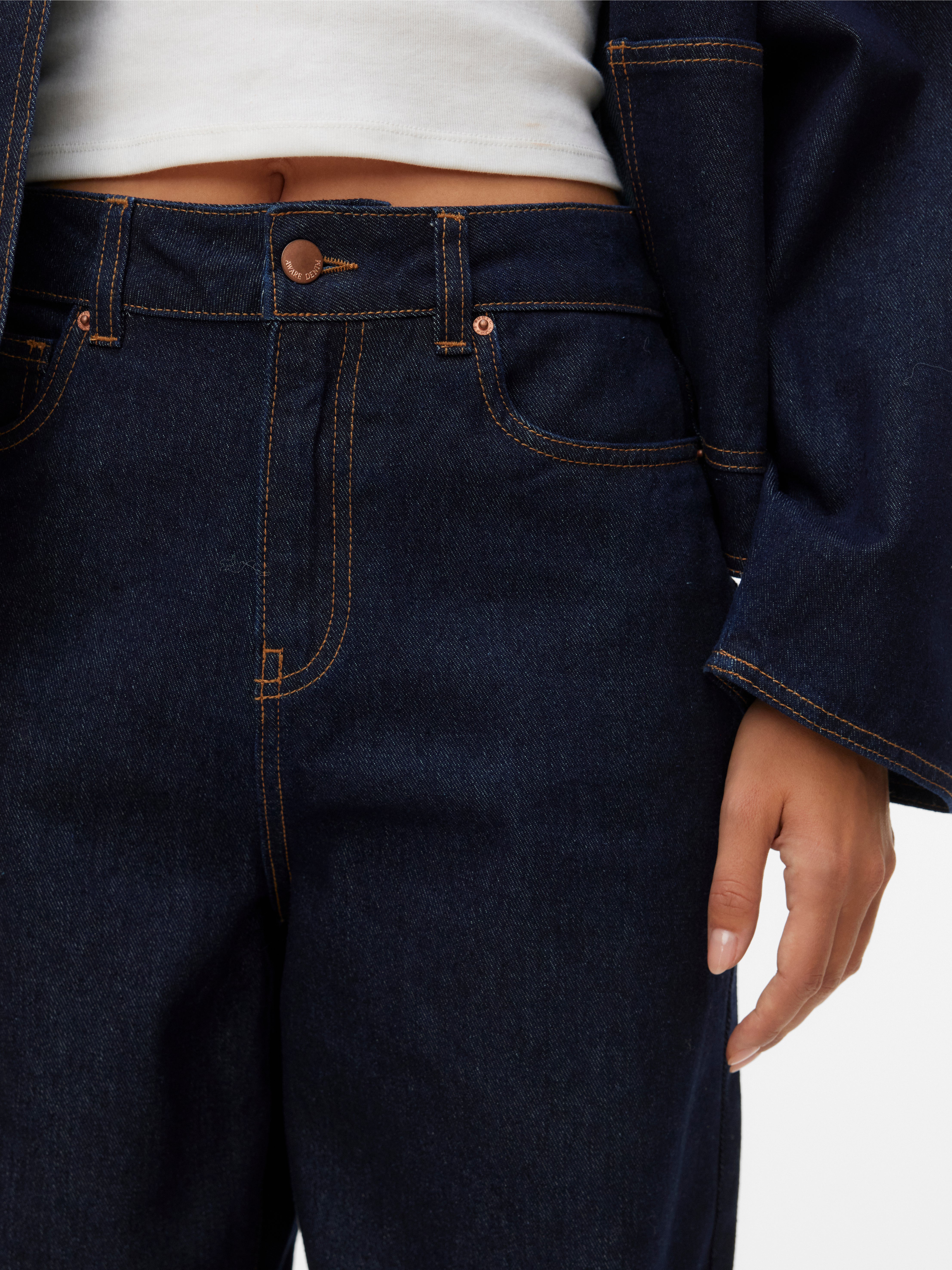 VERO MODA® AWEVELINE High rise Barrel Fit Jeans