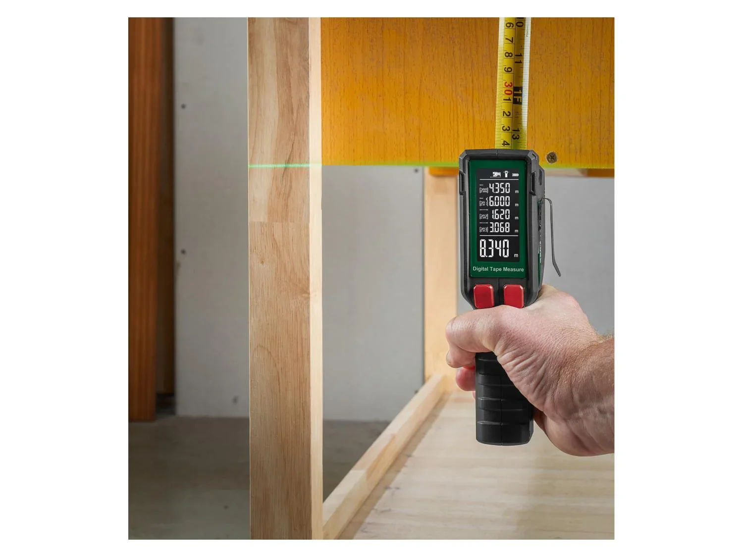 PARKSIDE Outil de mesure de calibre numrique ou Mtre ruban numrique sans fil
