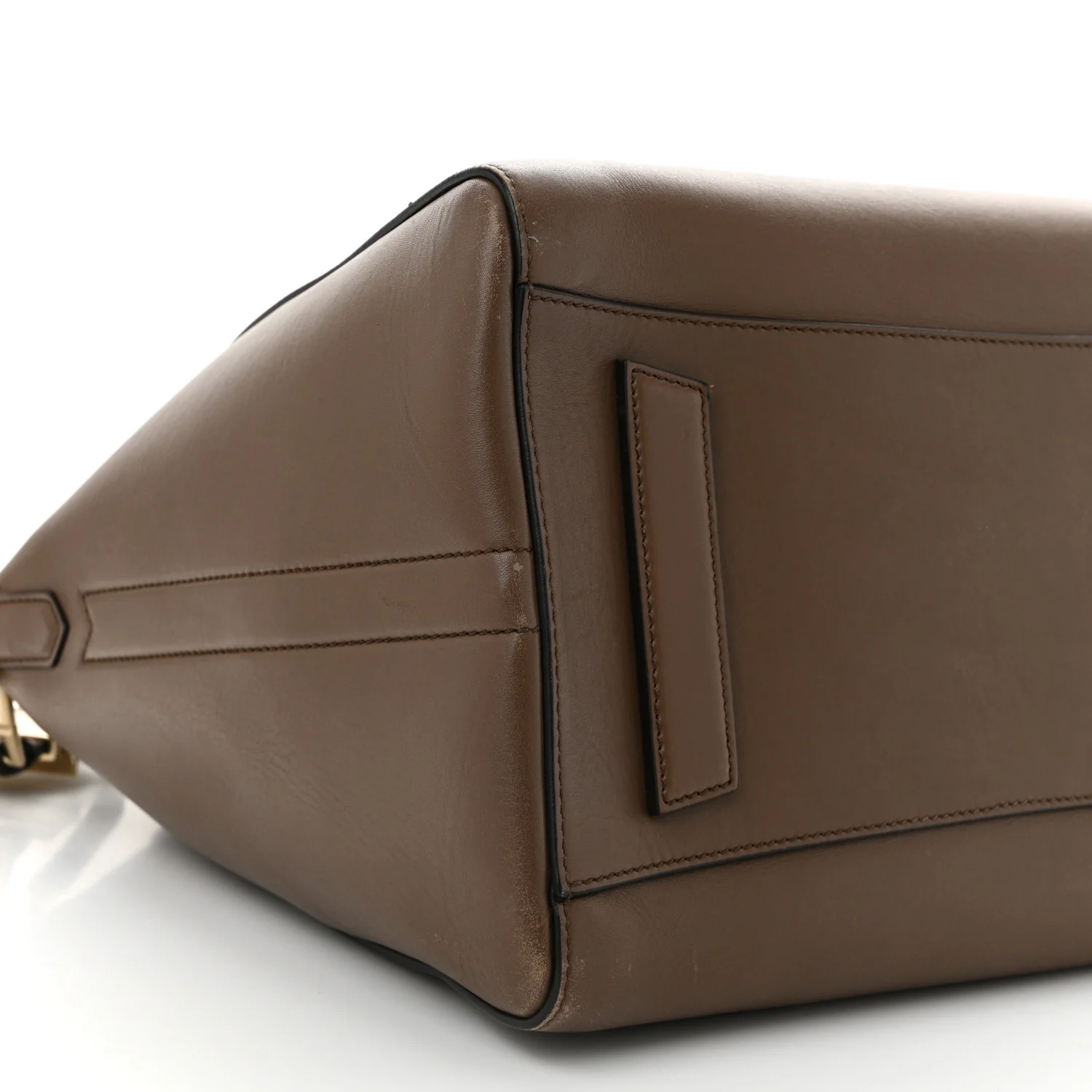 Shiny Lord Calfskin Medium Antigona Brown