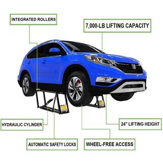 QuickJack 7000TL Portable Car Lift for Trucks & SUVs. 7000 lbs Capacity