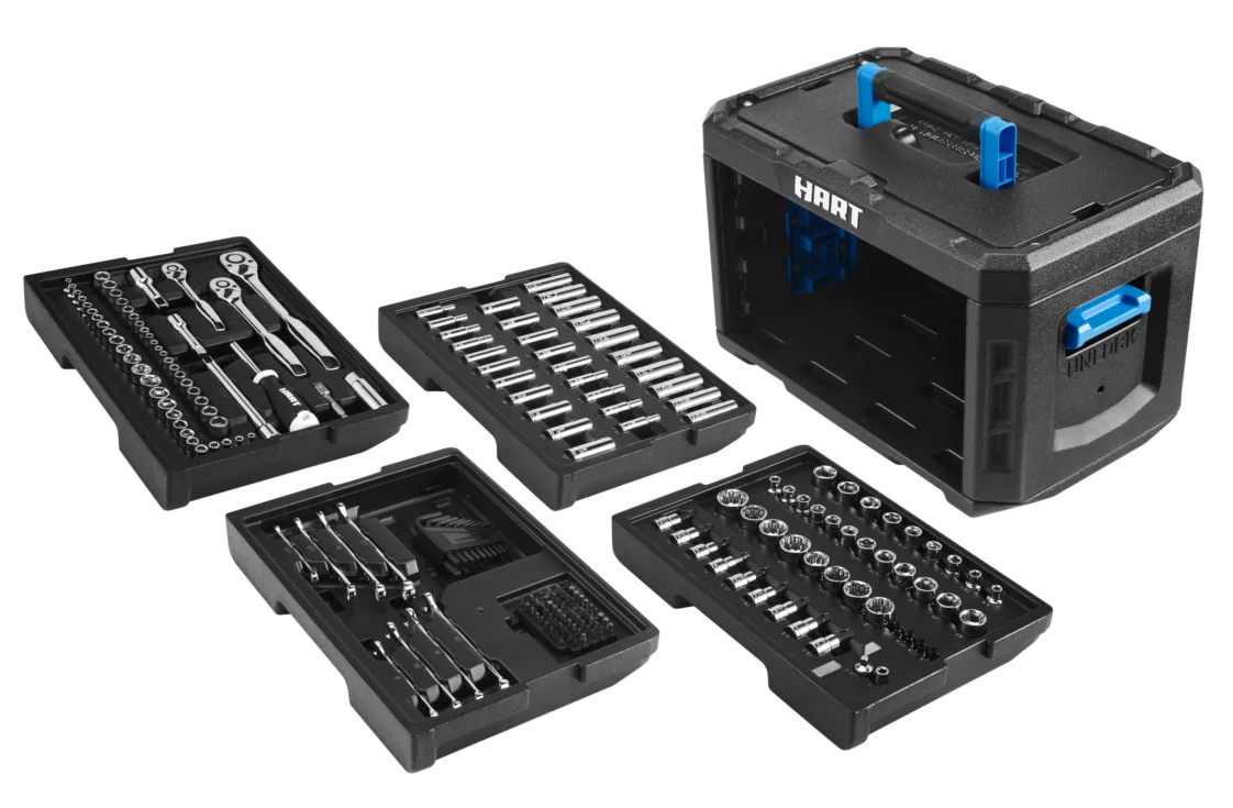 215-Piece Mechanics Tool Set, Multiple Drive, Chrome Finish - Image 2