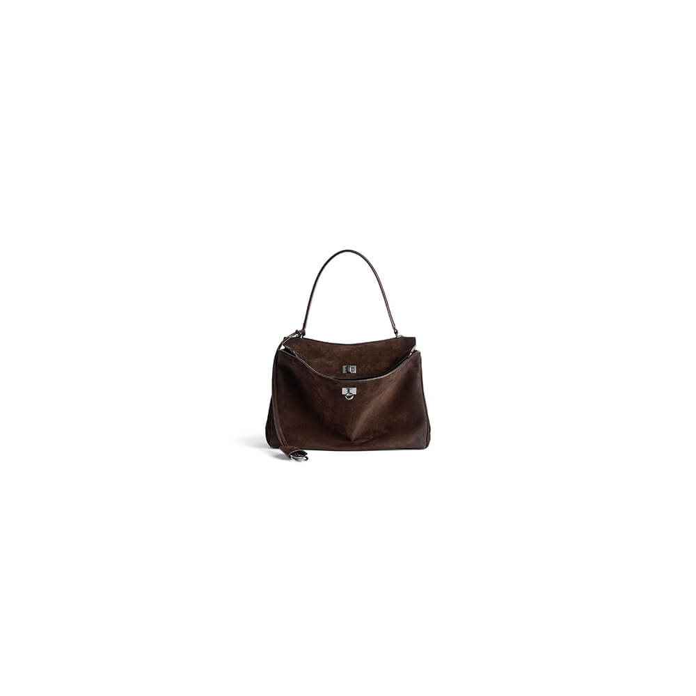 Balenciaga Rodeo Handbag Small Suede(HIGH-END GRADE)