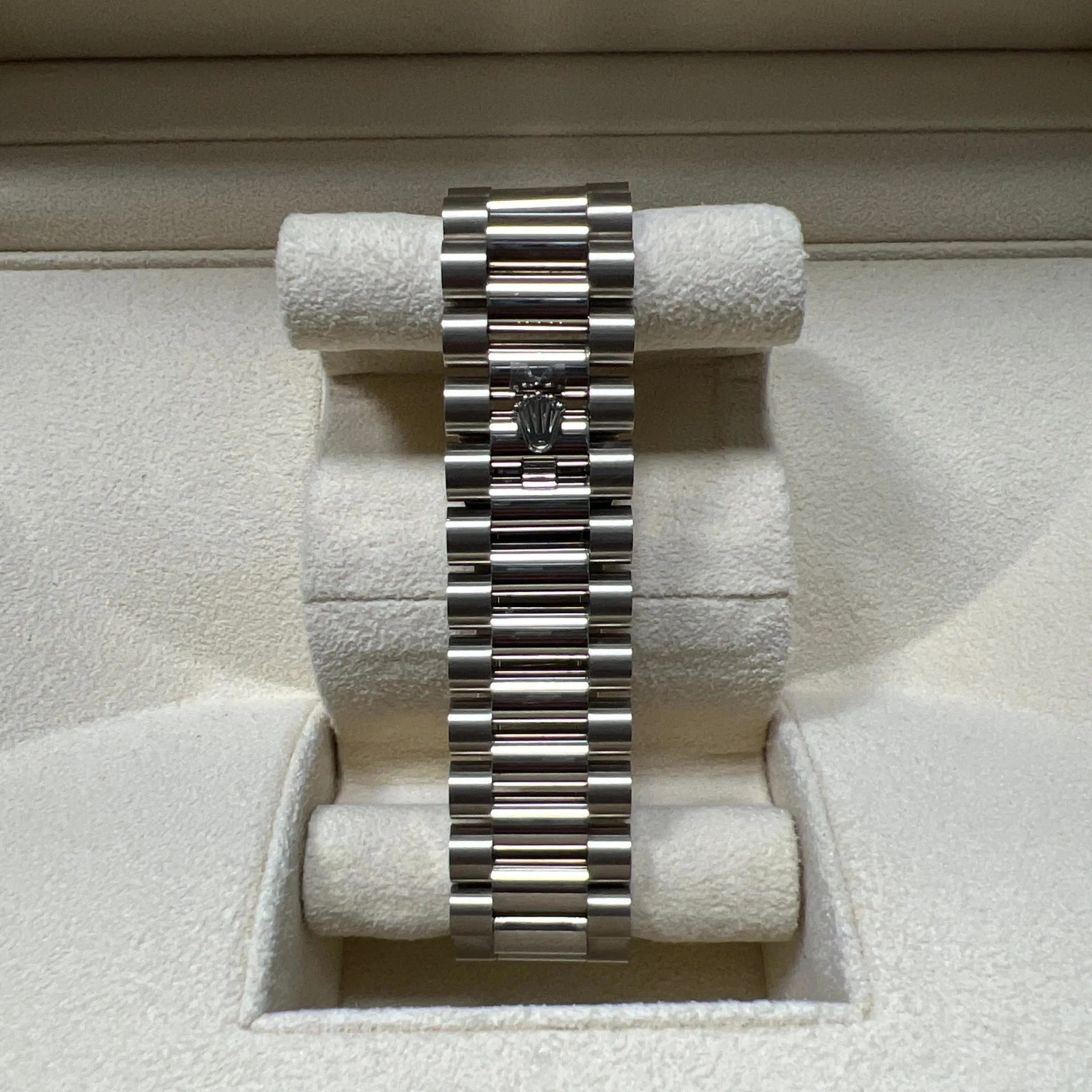 [Super Clone]RLX  Day-Date 40mm 228349RBR-0003 Bright Black Dial President Bracelet
