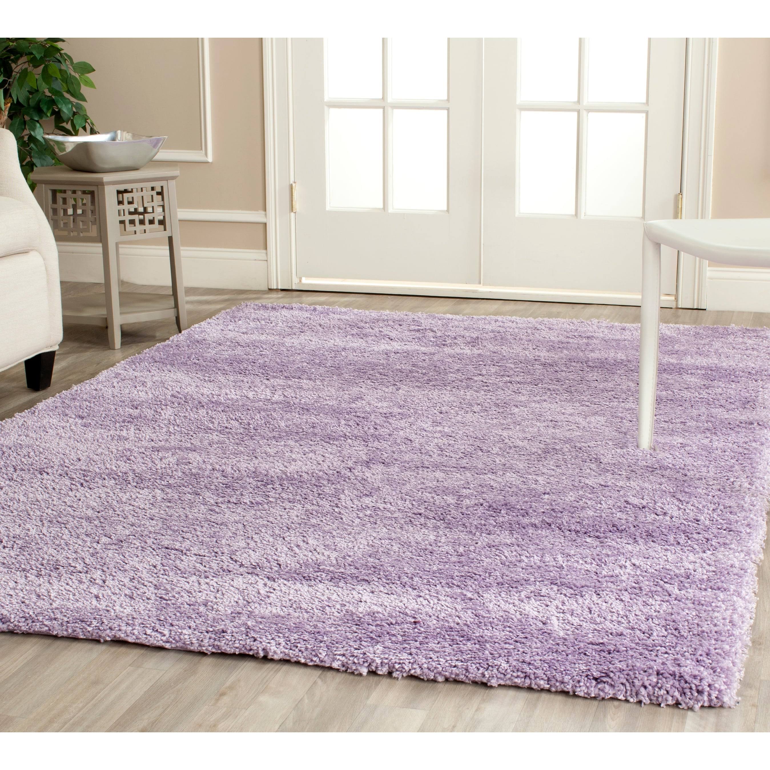 Safavieh Area Rug, California Shag, Lilac, 5' 3