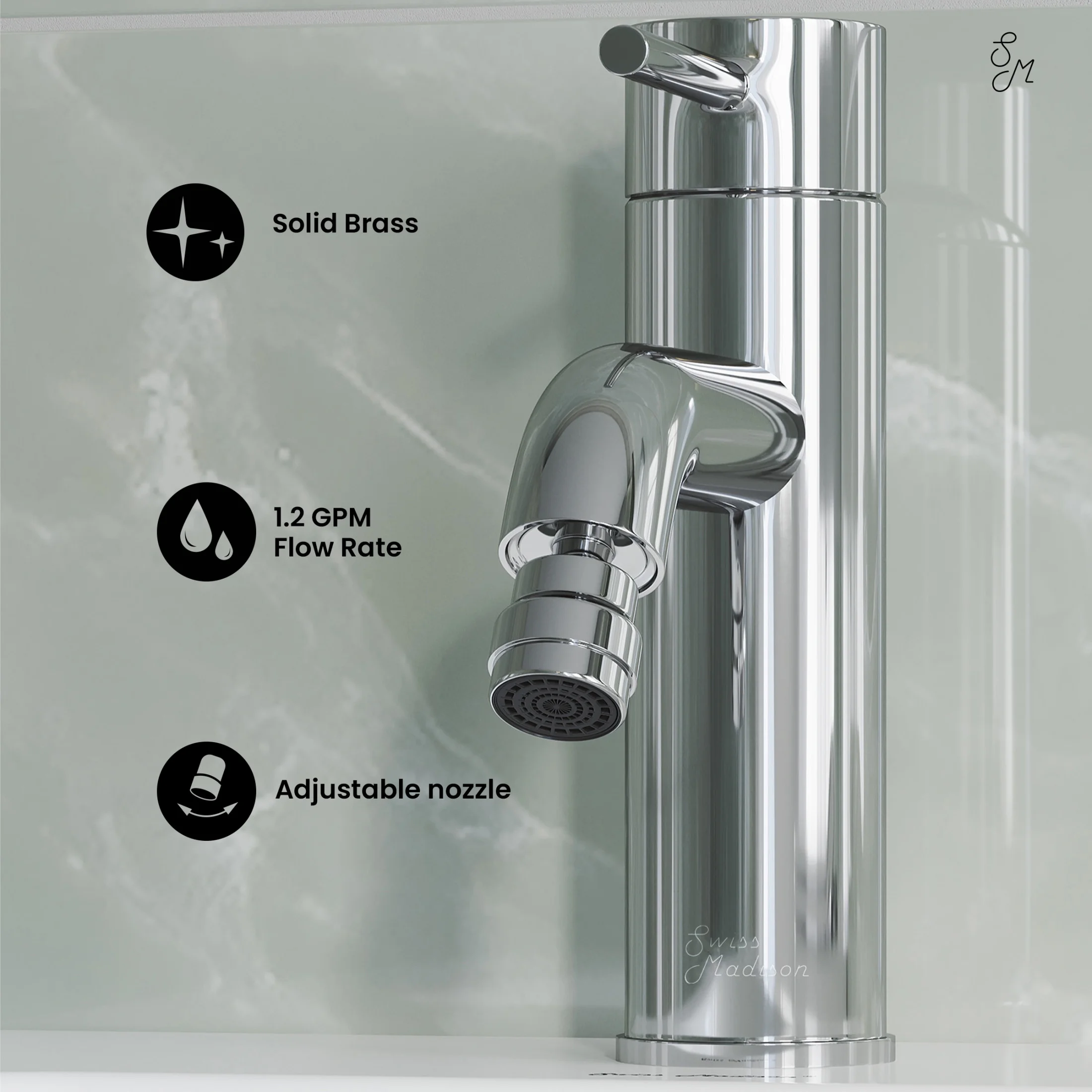Ivy Bidet Faucet in Chrome