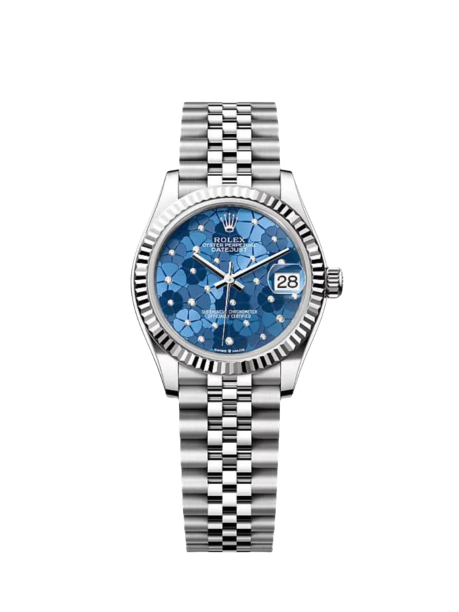 【Super Clone】RLX Datejust m278274-0035/0036 Azzurro Blue Dial Oyster Watch