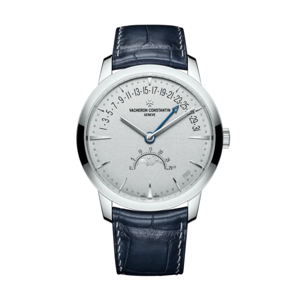 [Super Clone]Vacheron Constantin Patrimony Moon Phase Retrograde Date - Collection Excellence Platine Ref. # 4010U/000P-B545