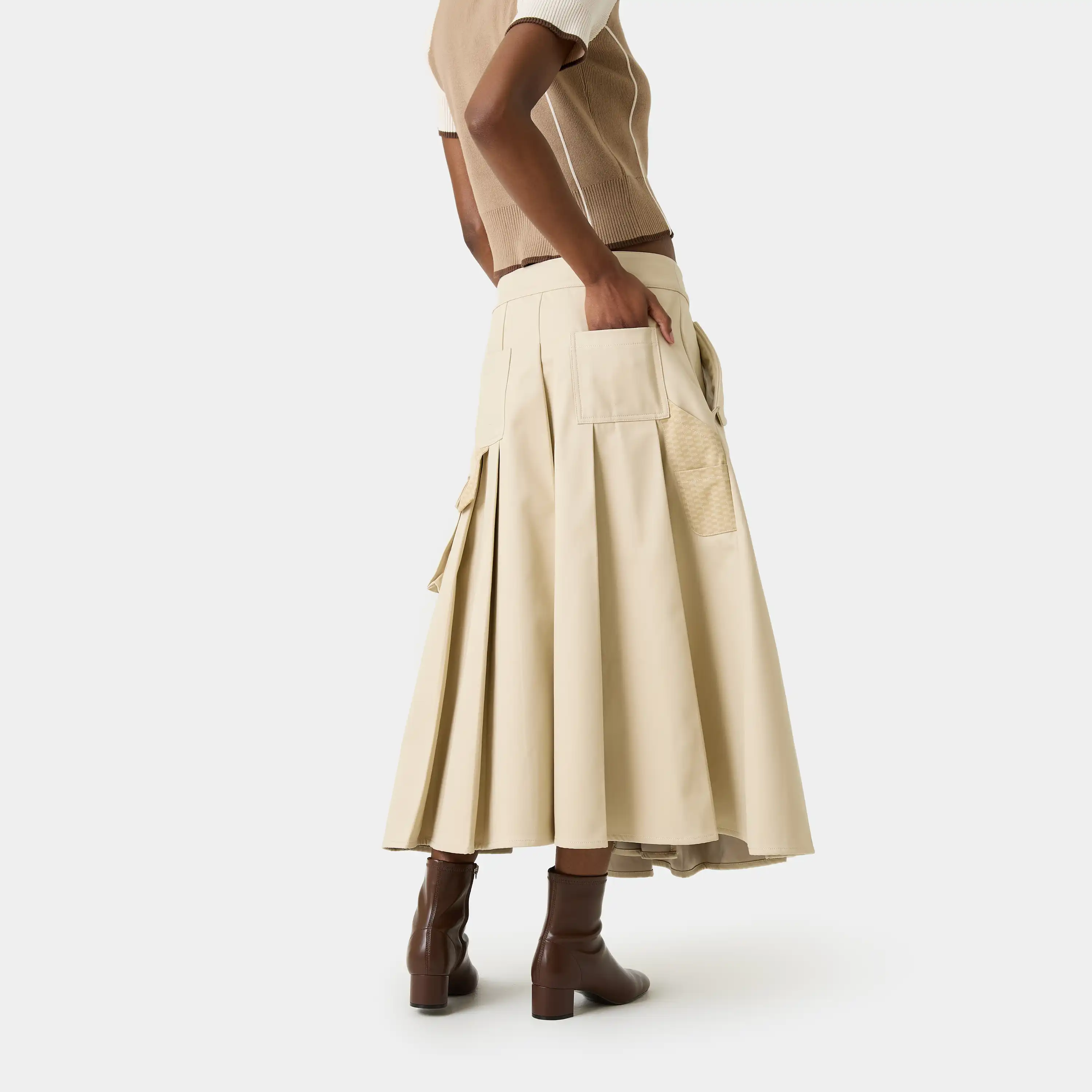 Gadget Light Camel Skirt
