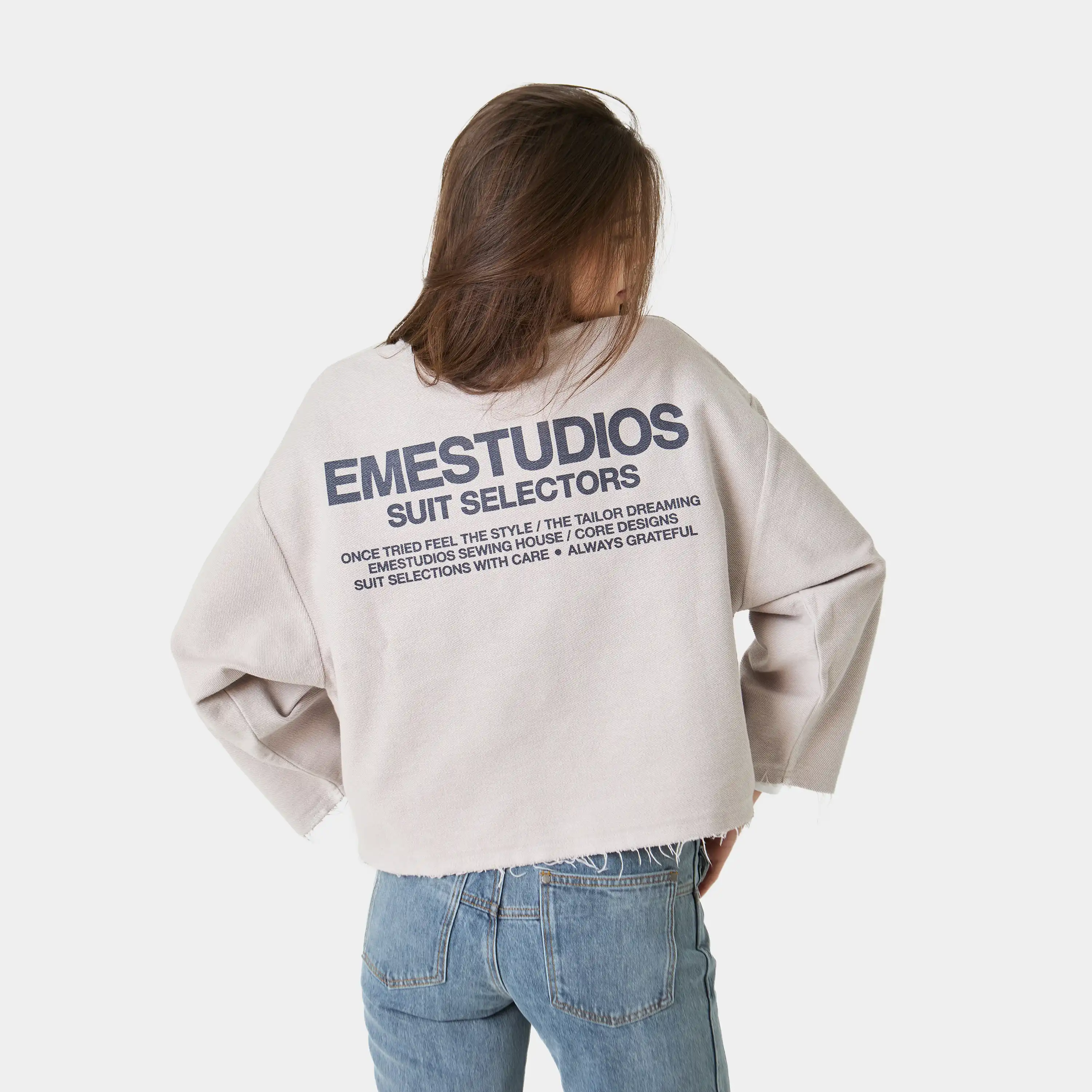 Suit Off Sand Oversized Crewneck
