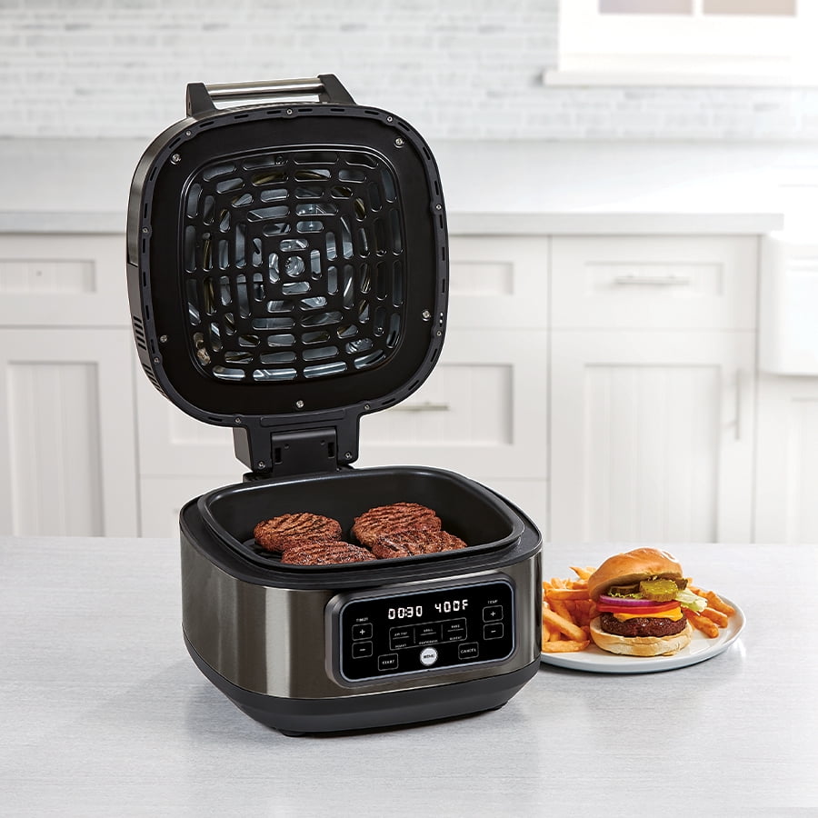 Grill Air Fryer Home. Black. 5.5 Quart