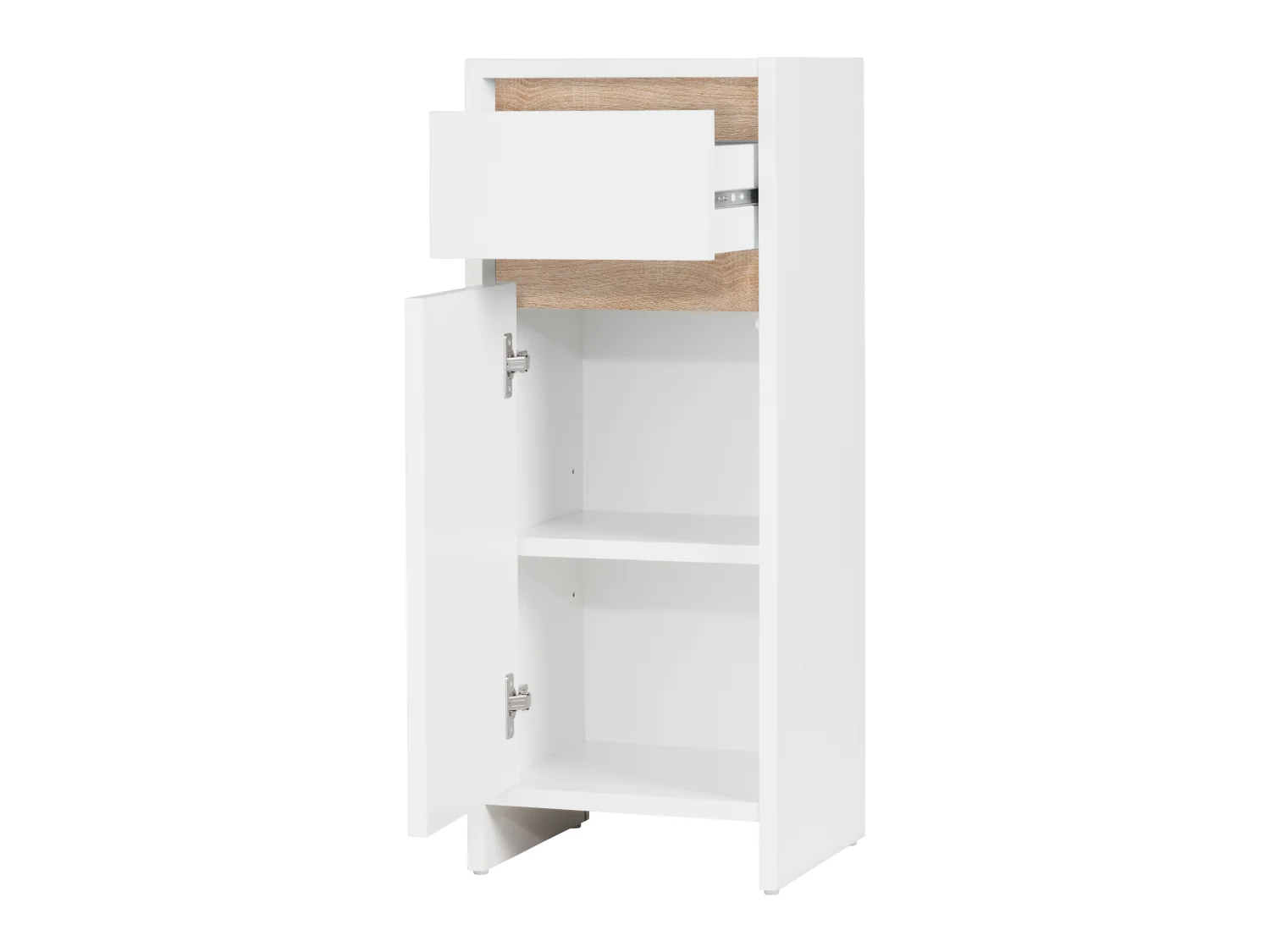 LIVARNO home Armoire latrale de salle de bains Oslo, 32 x 80 x 28 cm, blanche