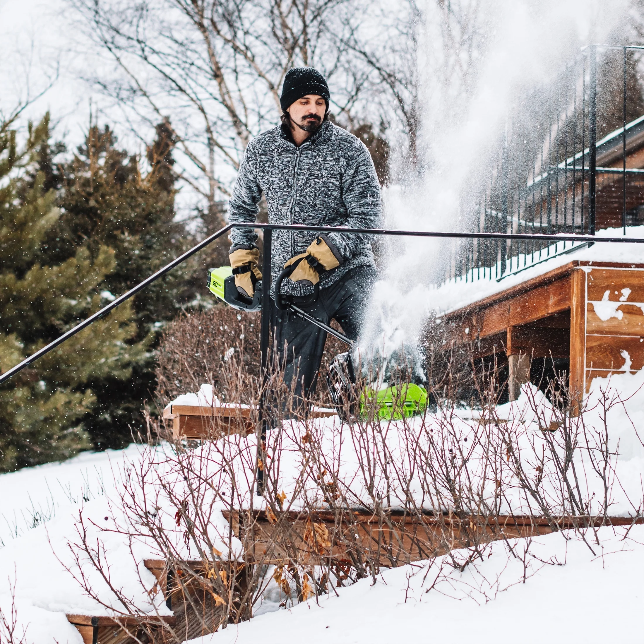 80V 12" Cordless Brushless Snow Shovel with 2 0 Ah Battery 2600602 Image 8