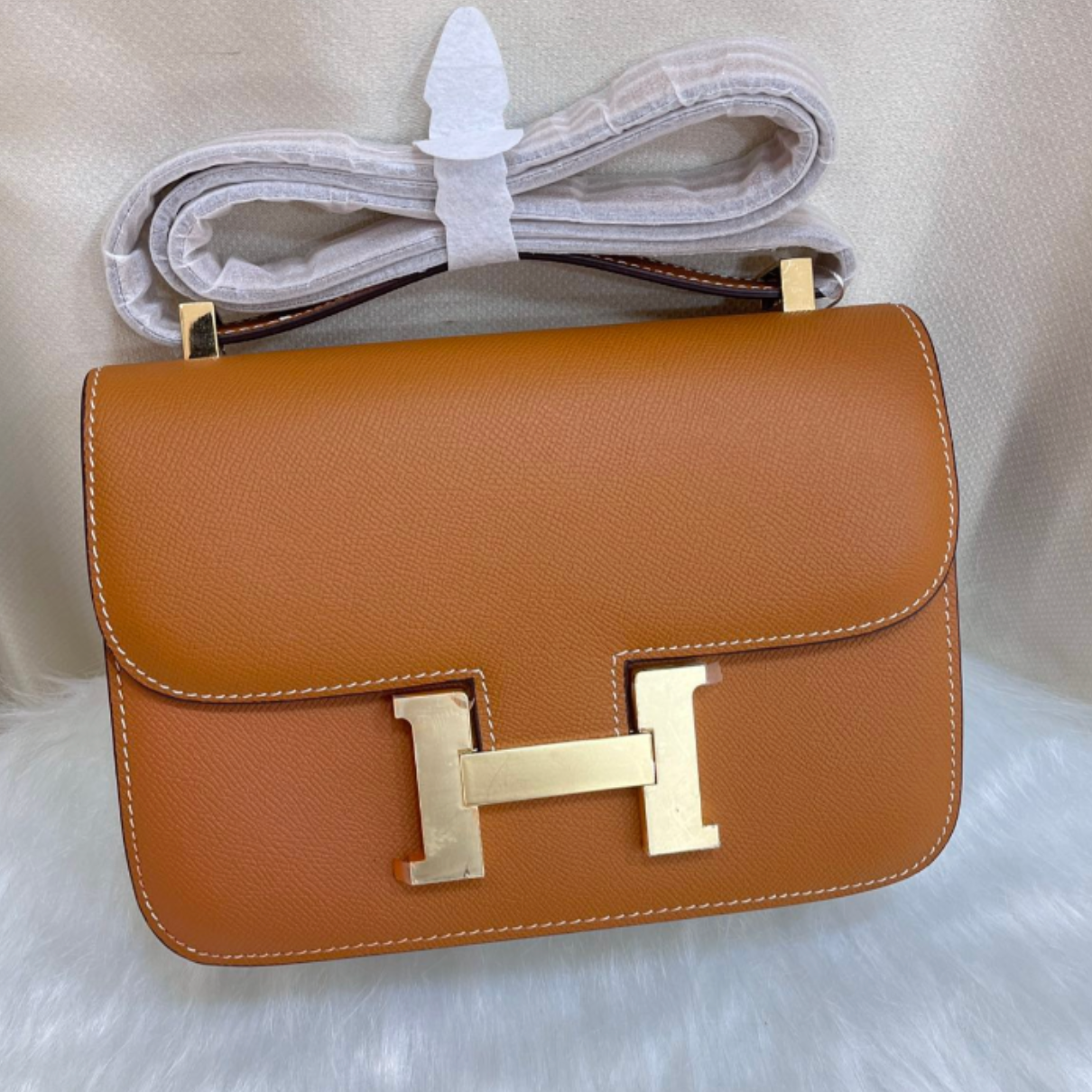 Hermes Kelly Gold Buckle Bag Hanbag Shoulder Bag