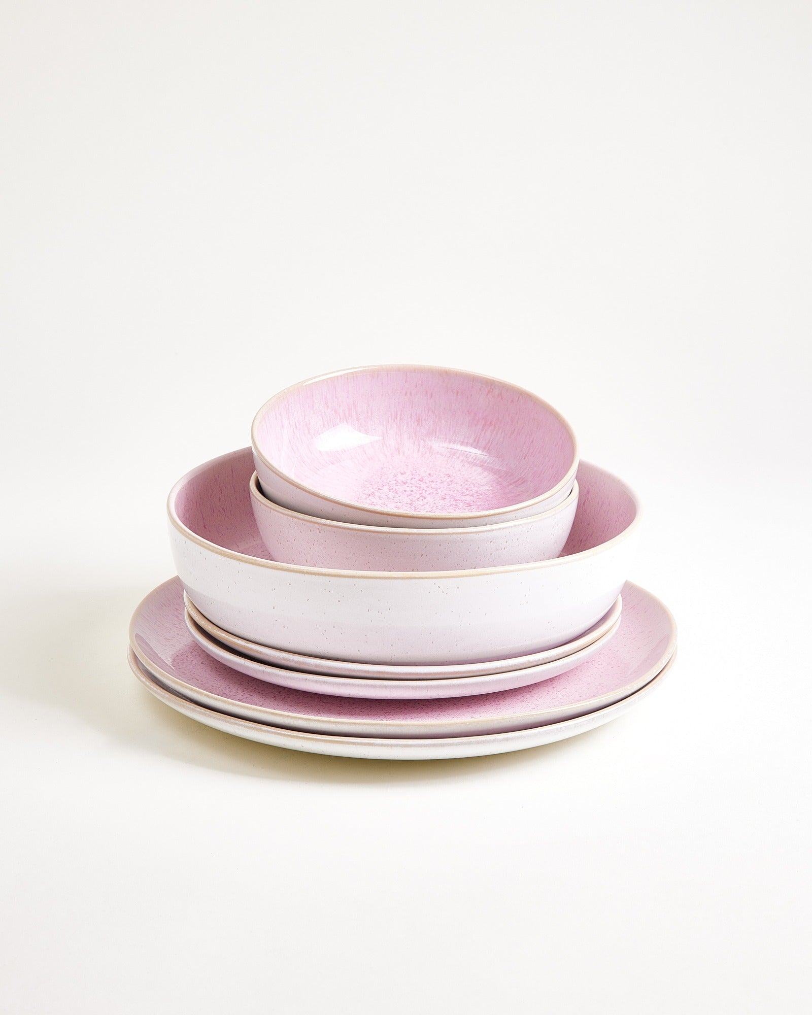 AREIA - TABLEWARE SET MODERN ROSÉ 7 PIECES