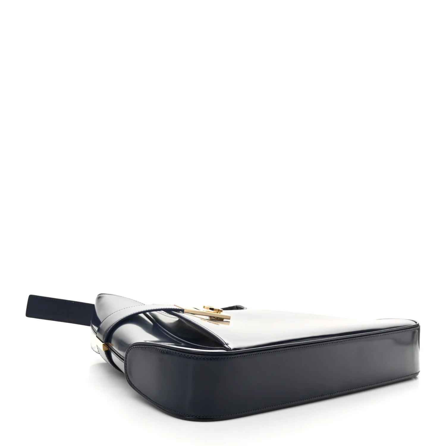 Brushed Calfskin Gancini Hobo Midnight