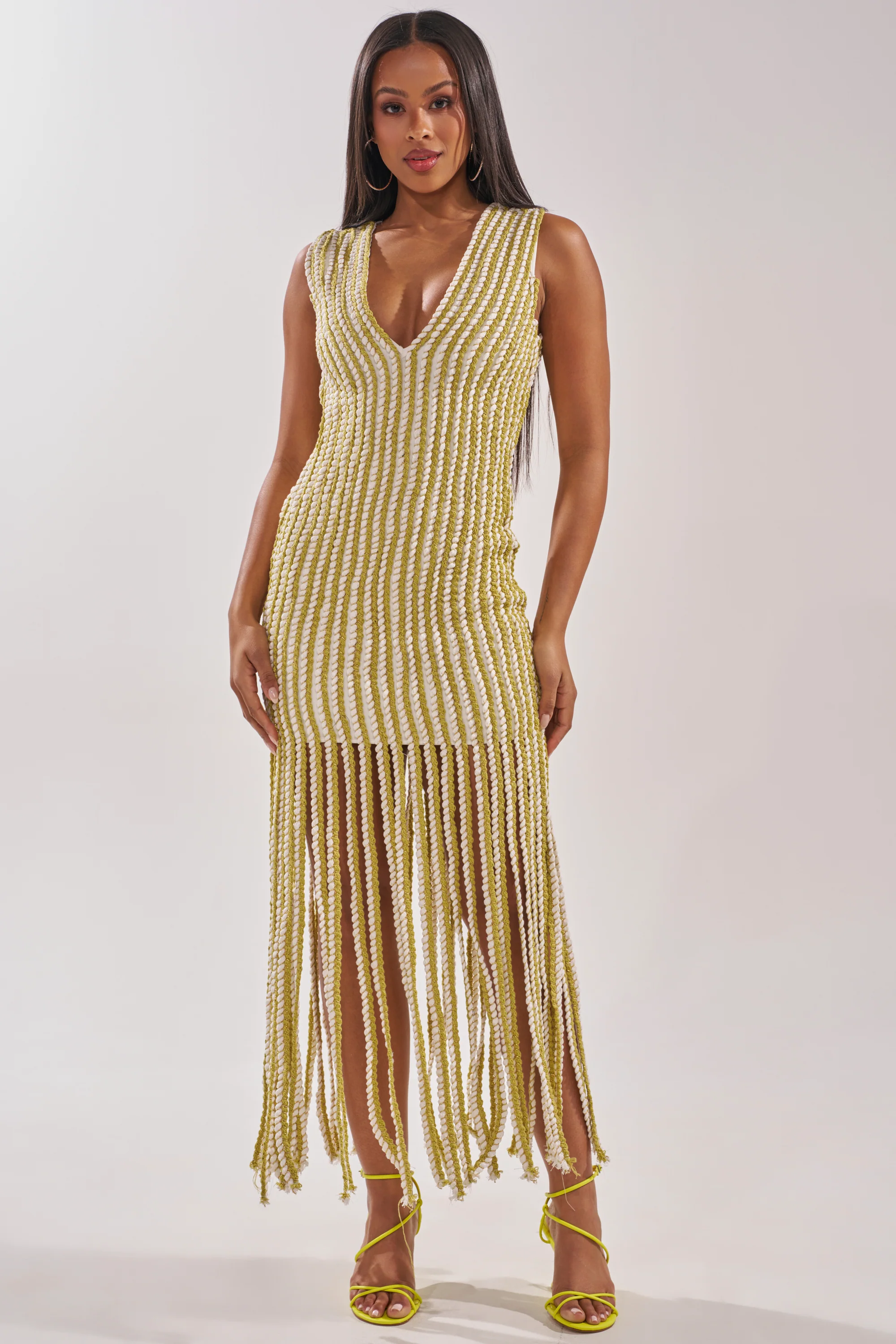 GOLDEN HOUR EMBELLISHED MAXI DRESS - Akira Store