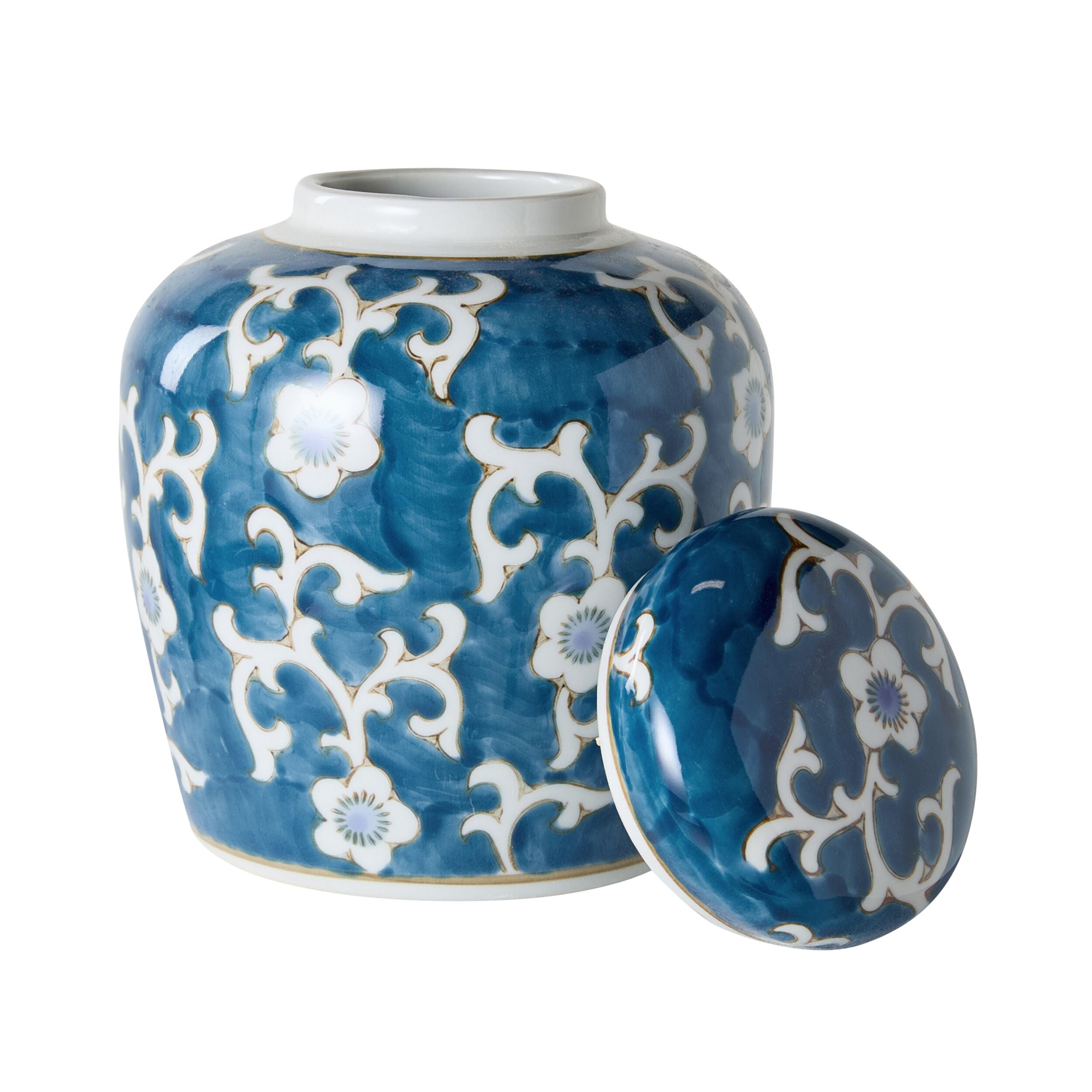 Celadon Alyssum Vine Jar Medium