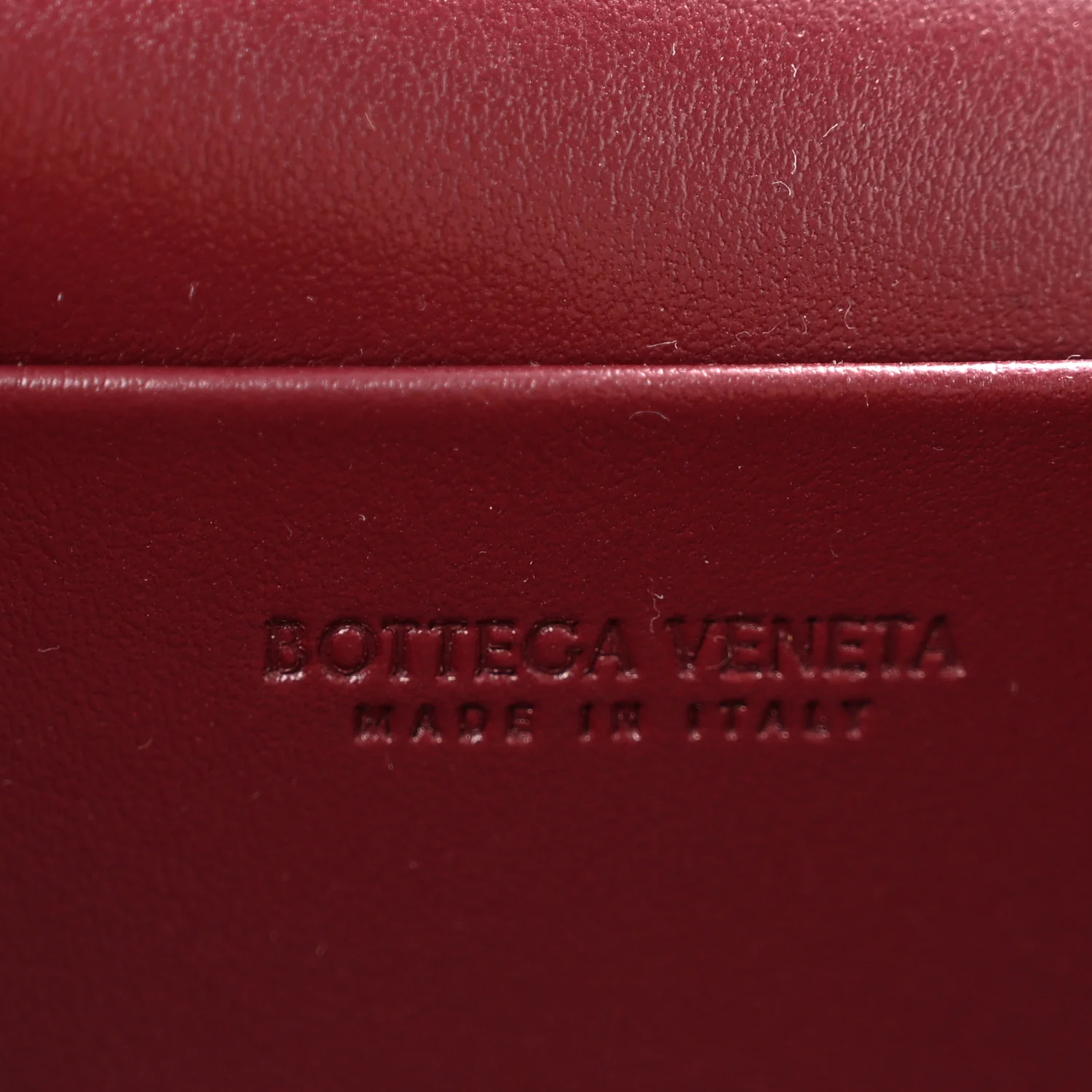 Nappa Intrecciato Bang Bang Vanity Case Barolo