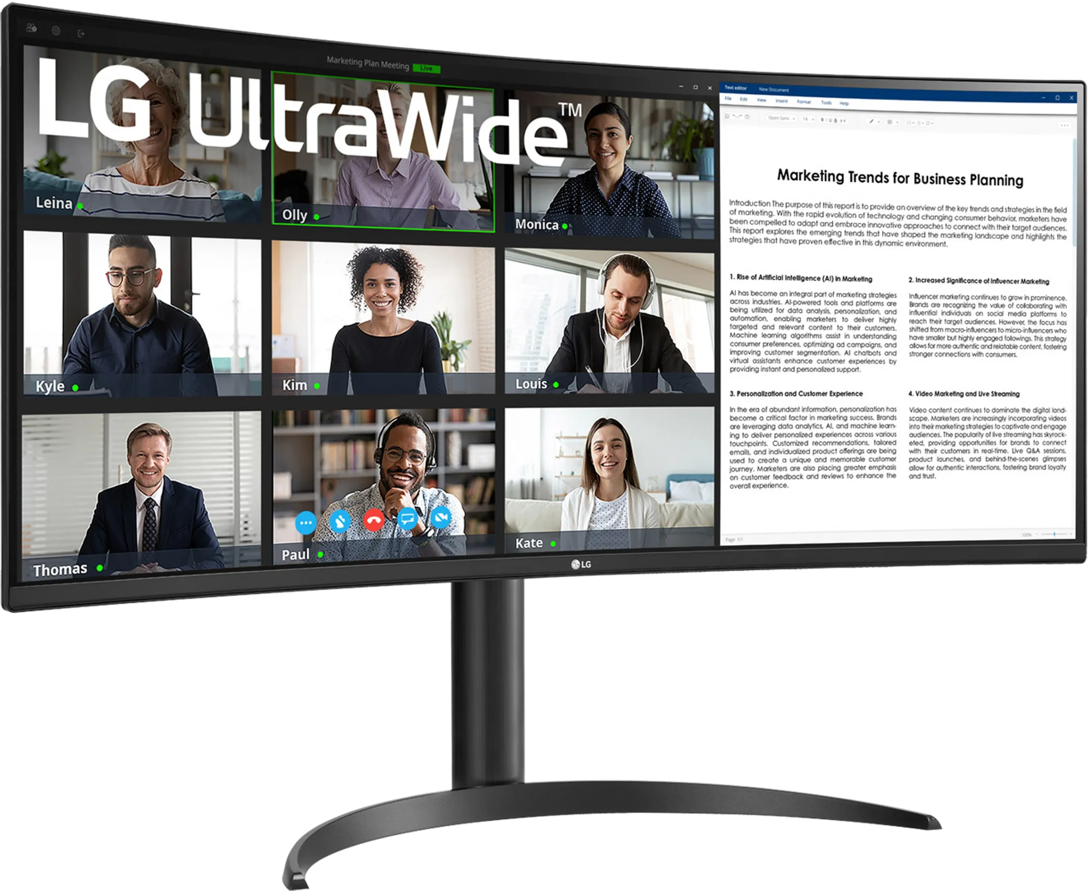 LG UltraWide 34WR55QK-B.AEU