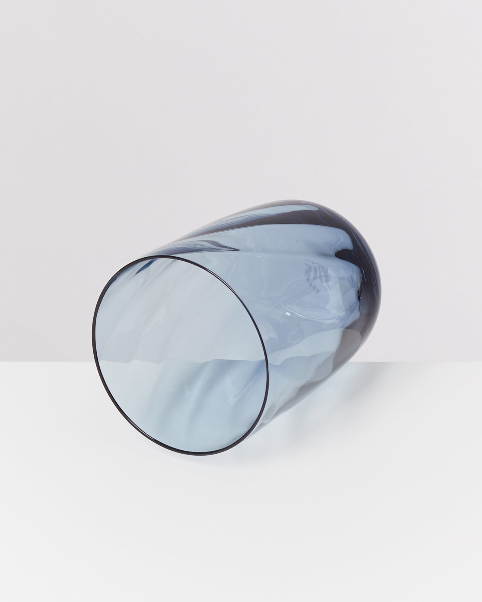 CALMA - LARGE GLASS SWIRL BLUE