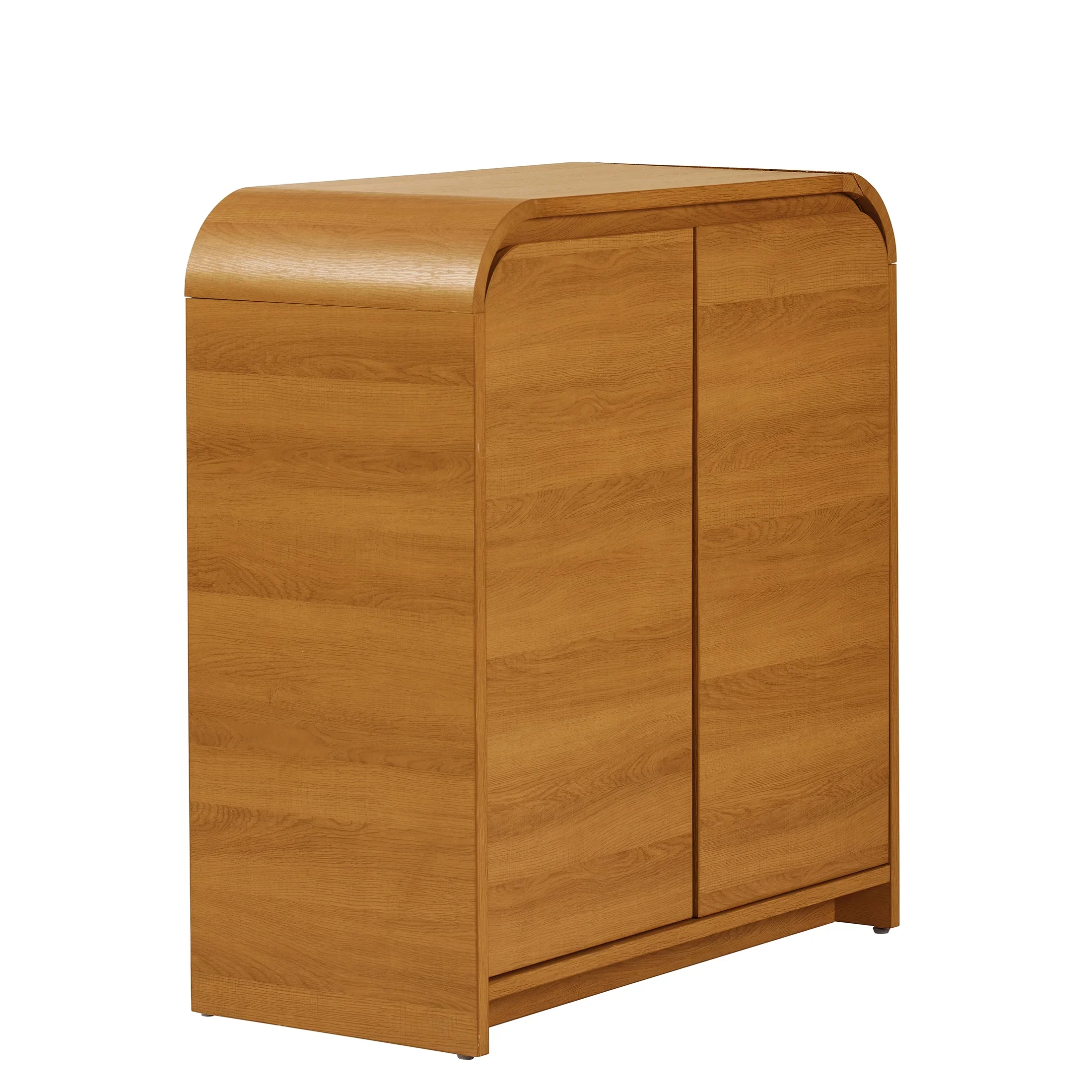 Better Homes & Gardens Juliet Curved Accent Cabinet, Warm Honey