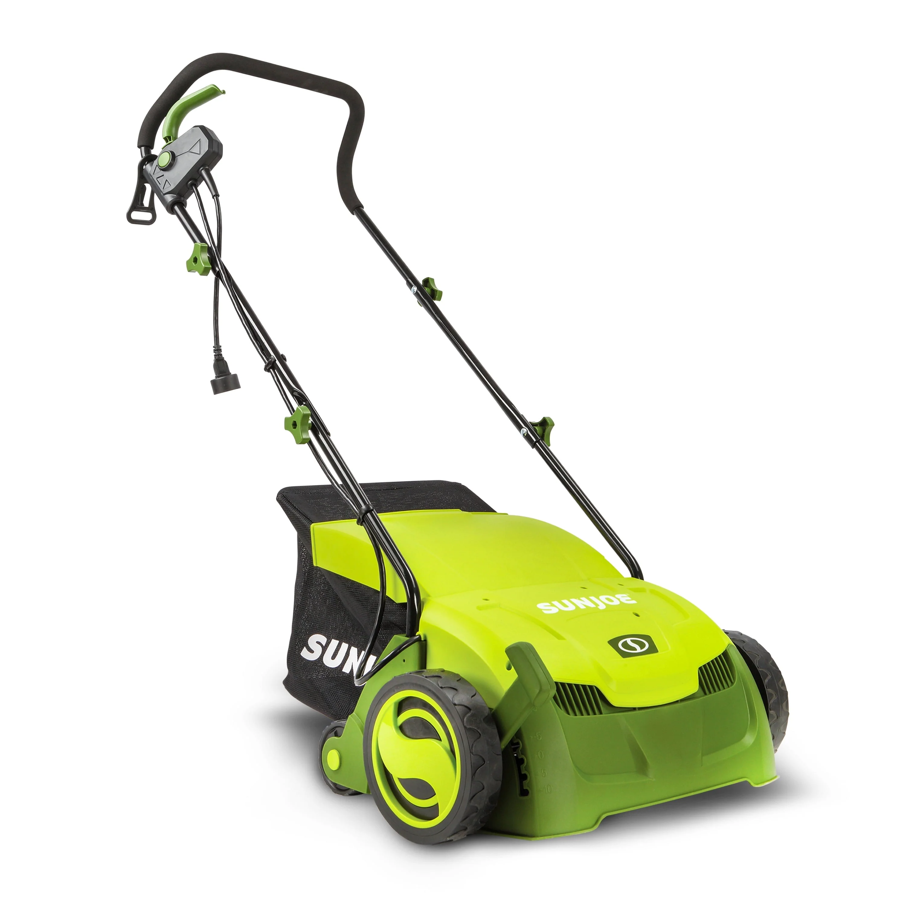 Electric 12.6-inch Lawn Dethatcher + Scarifier W/ Collection Bag, 12-Amp(13") - Image 4