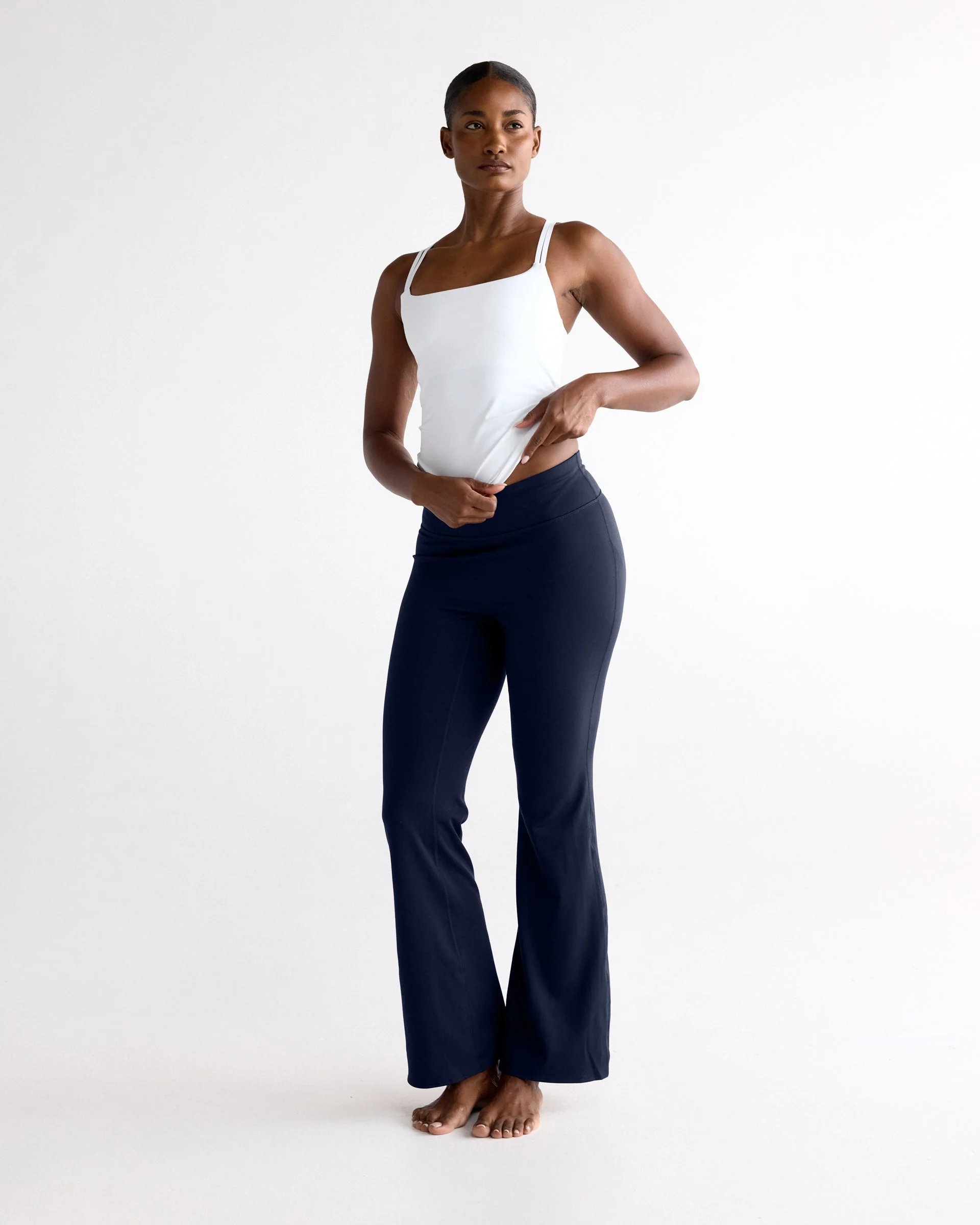 Flared Yoga Pant - Navy Blue