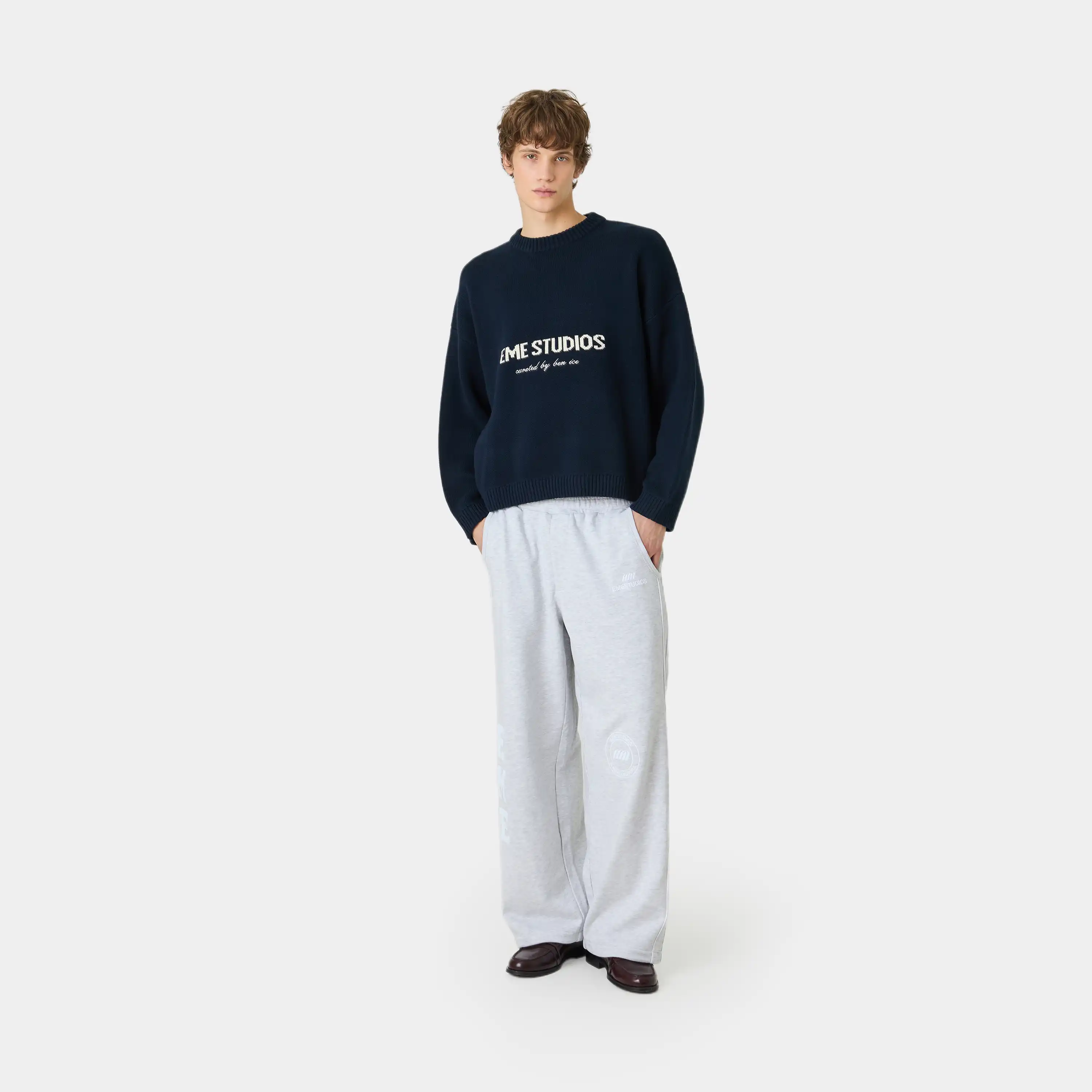 Master Navy Knit Sweater