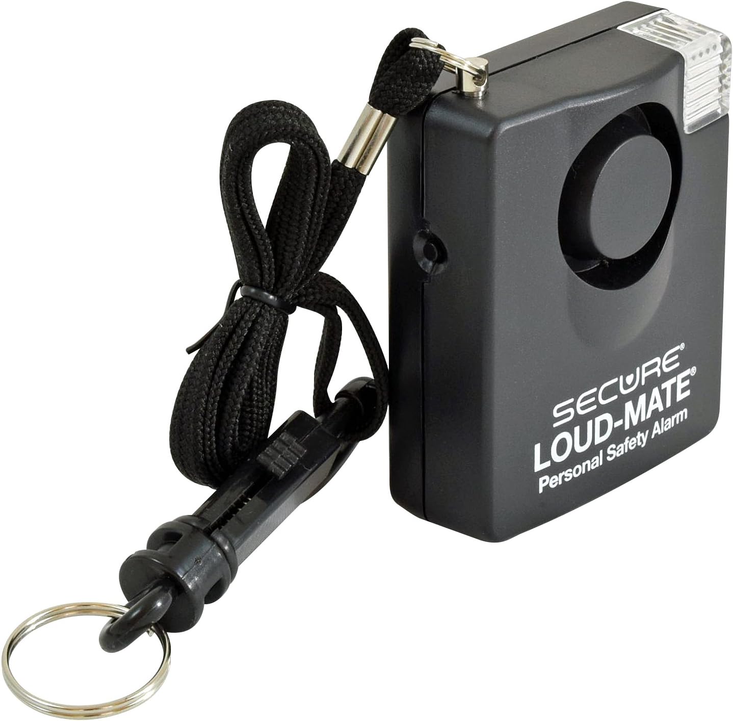 Secure Safety Solutions Loud-Mate 130 dB Panic Alarm Emergency Alert for Personal Safety and Protection Against Attackers, Mugging, Robbery - Extra Loud Siren with Light for Women & Men Self Defense