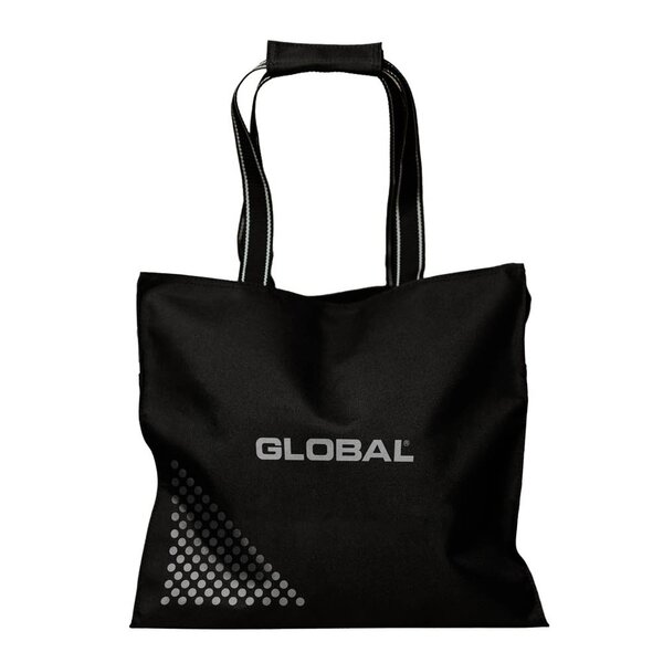 Classic bag nylon med glidelås 40x18 cm svart