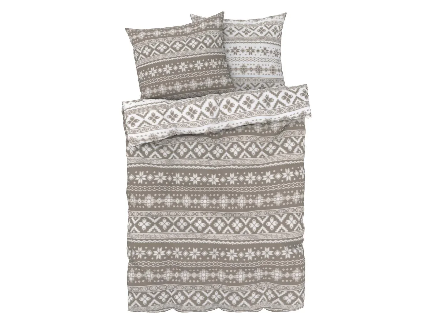 LIVARNO home Parure de lit en polaire, 260 x 240 cm