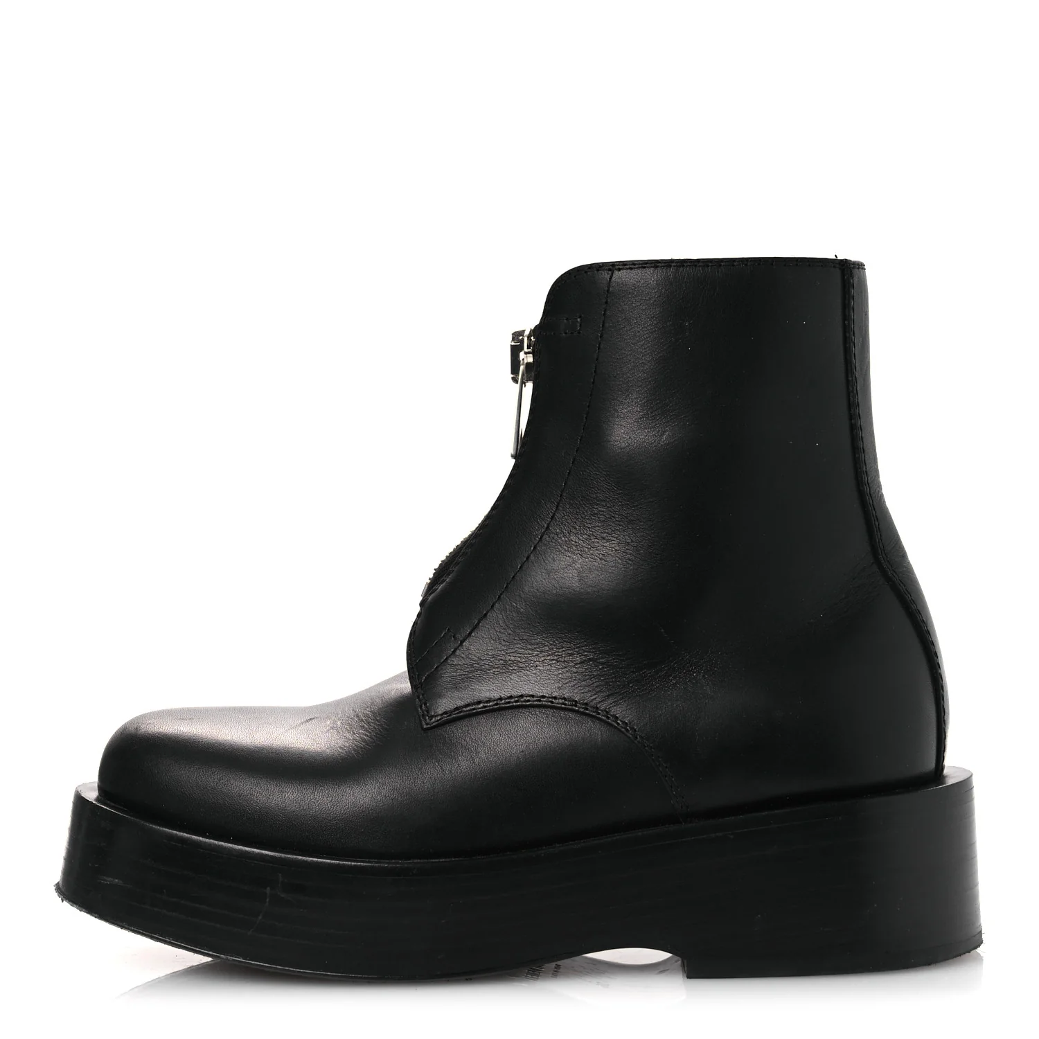 Calfskin Torino Ankle Boots 36 Black