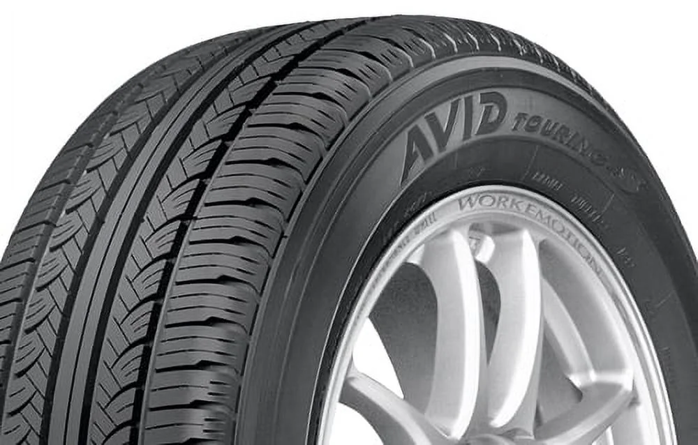 Set of 4 Yokohama Avid Touring - S 225/55R17 97T Tires 65000 Mileage Warranty All-Season 110131827 / 225/55/17 / 2255517