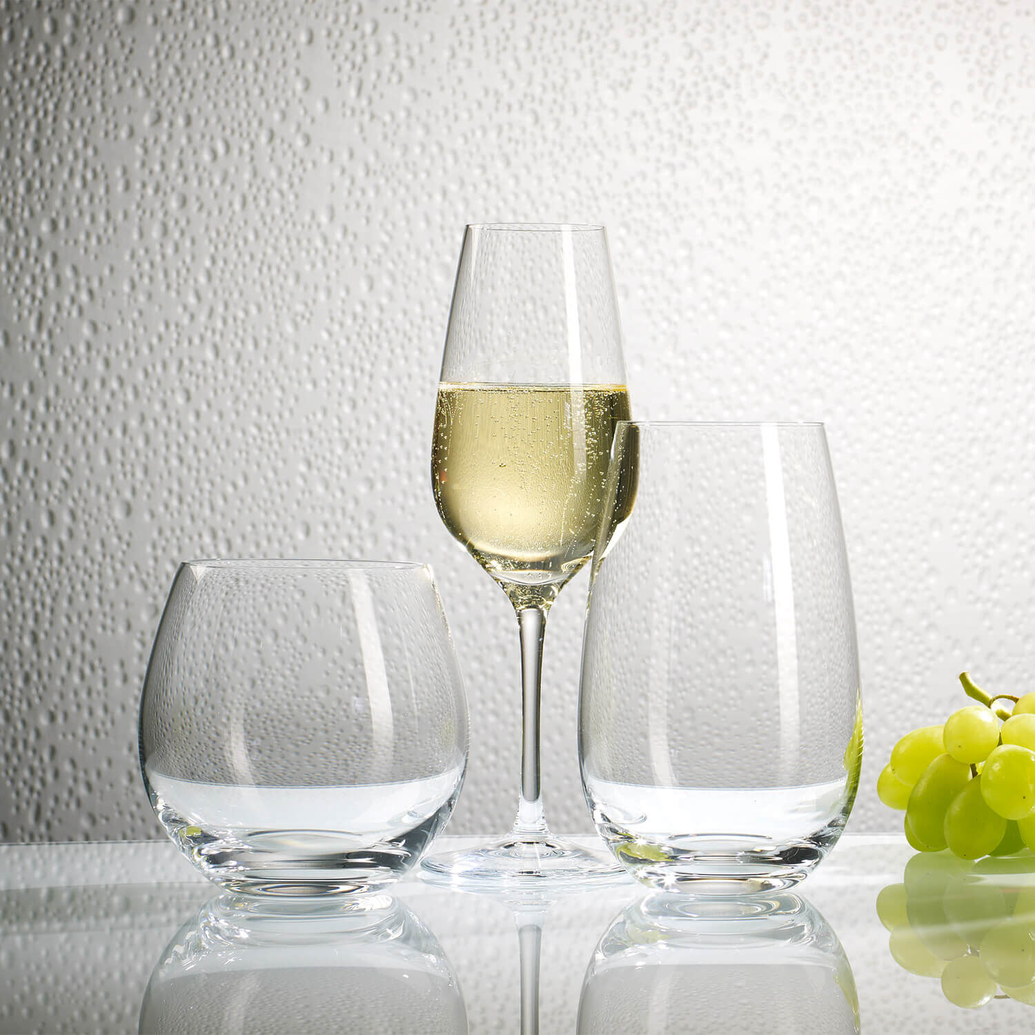 Entree Water glass - Clear, 10.2 oz, crystal glass