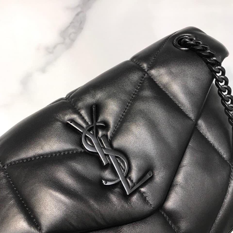 Y PUFFER MEDIUM BAG IN QUILTED LAMBSKIN