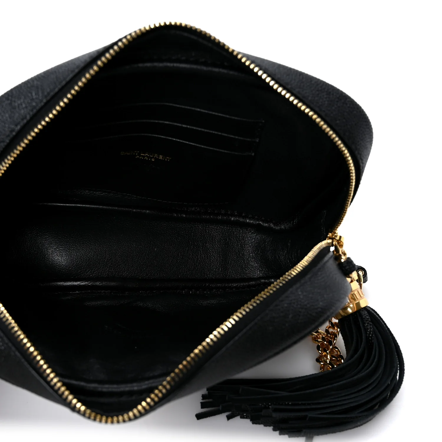 Grain De Poudre Matelasse Monogram Mini Lou Camera Bag Black