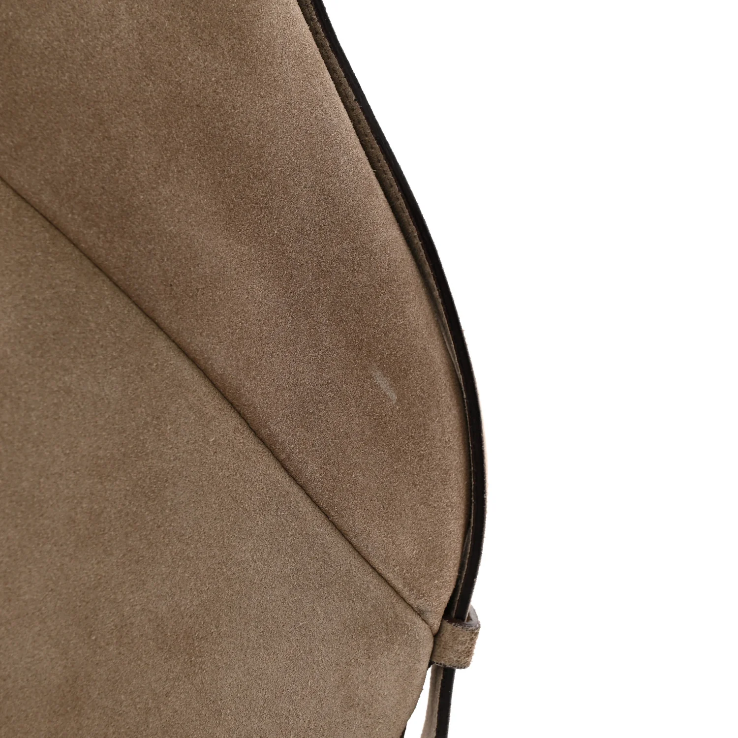 Suede Buffalo Horn Mombasa Hobo Beige