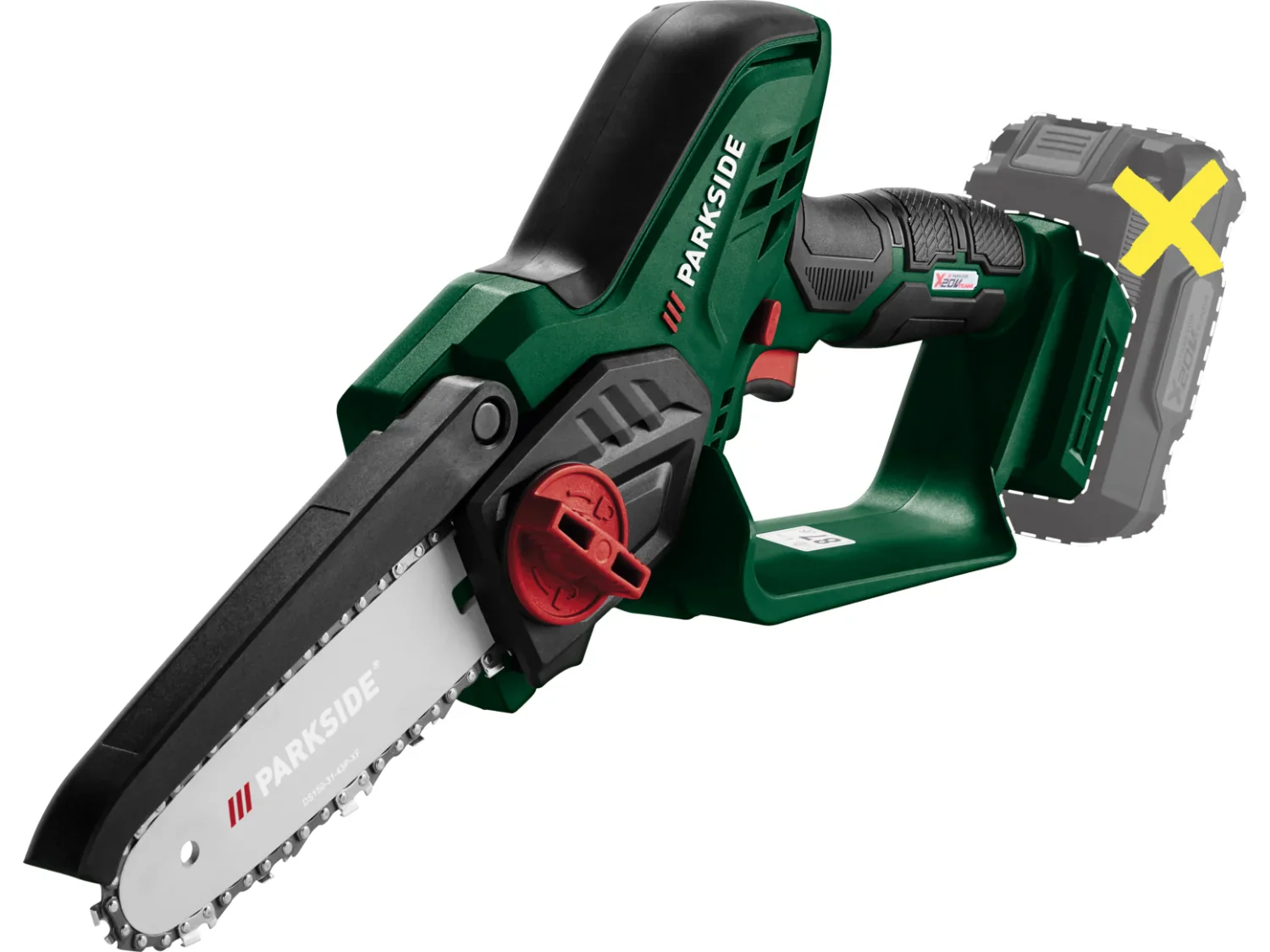 PARKSIDE Mini-trononneuse  bois sans fil PAGHS C3, 20 V