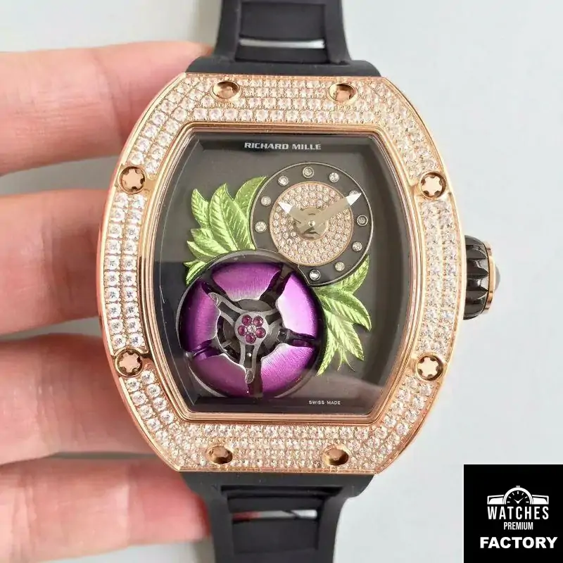 Richard Mille RM19-02 KV Factory Tourbillon Fleur Magnolia Dial