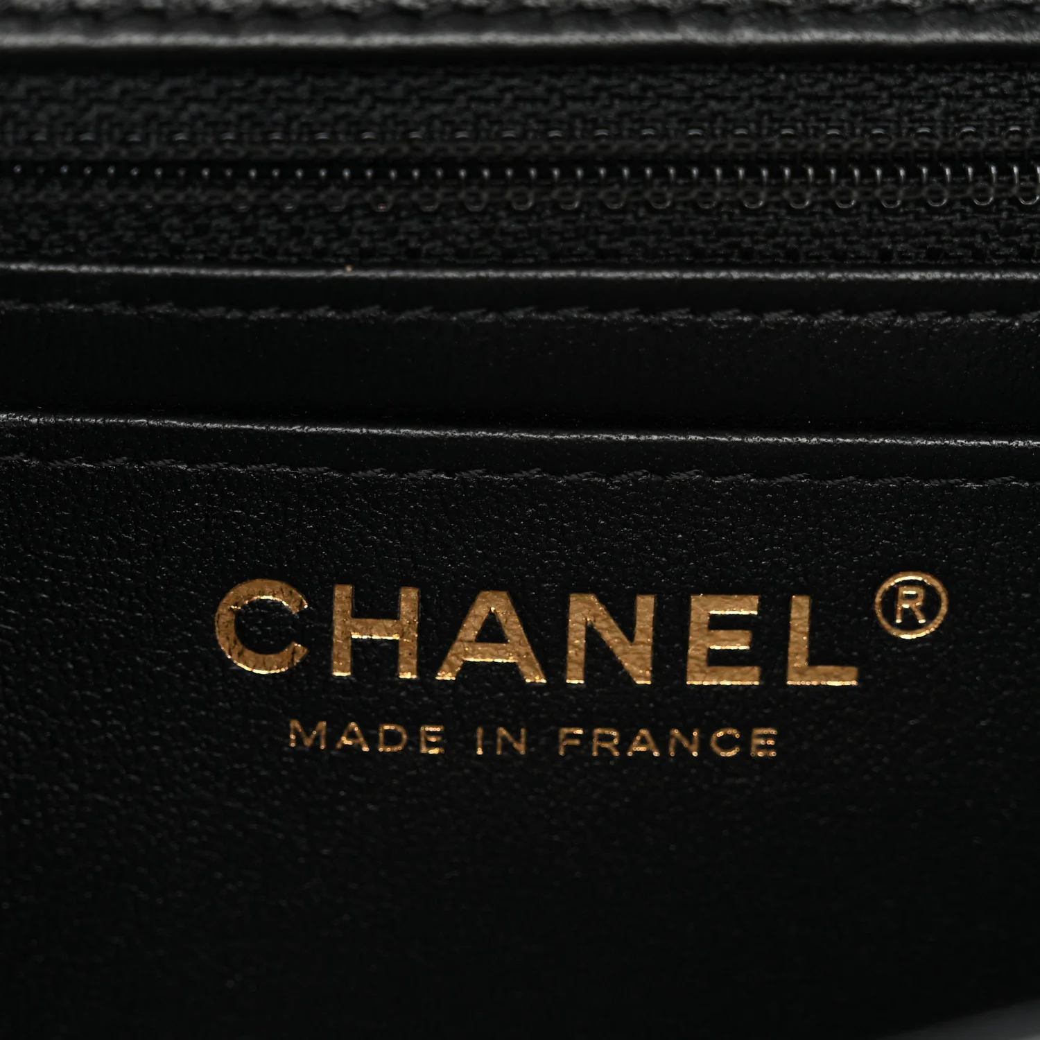 Lambskin Quilted Mini Rectangular Flap Black