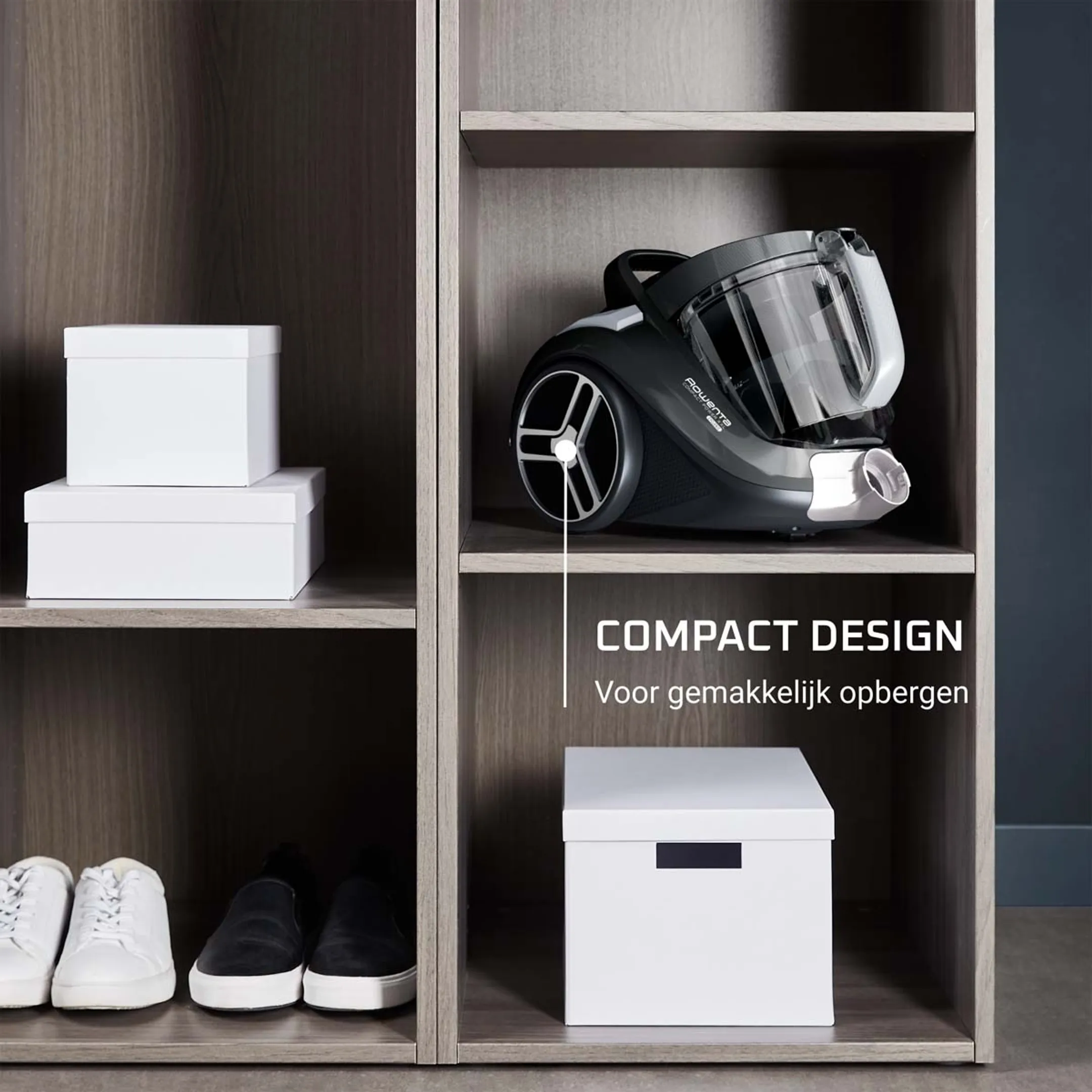 Rowenta Stofzuiger zonder zak Compact Power XXL Parquet RO4B36EA