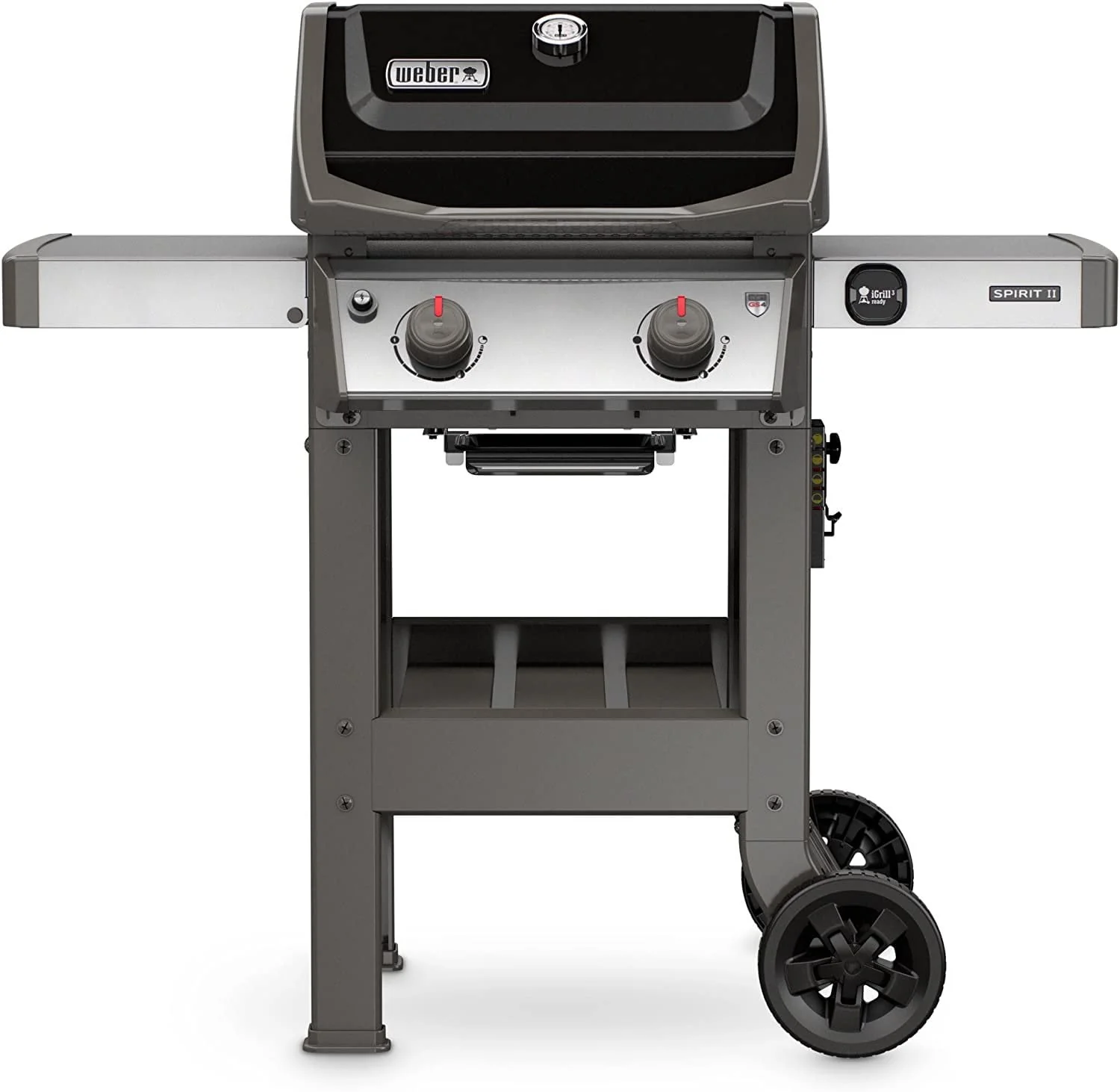 44010001 Spirit II E 210 2 Burner Liquid Propane Grill, Black