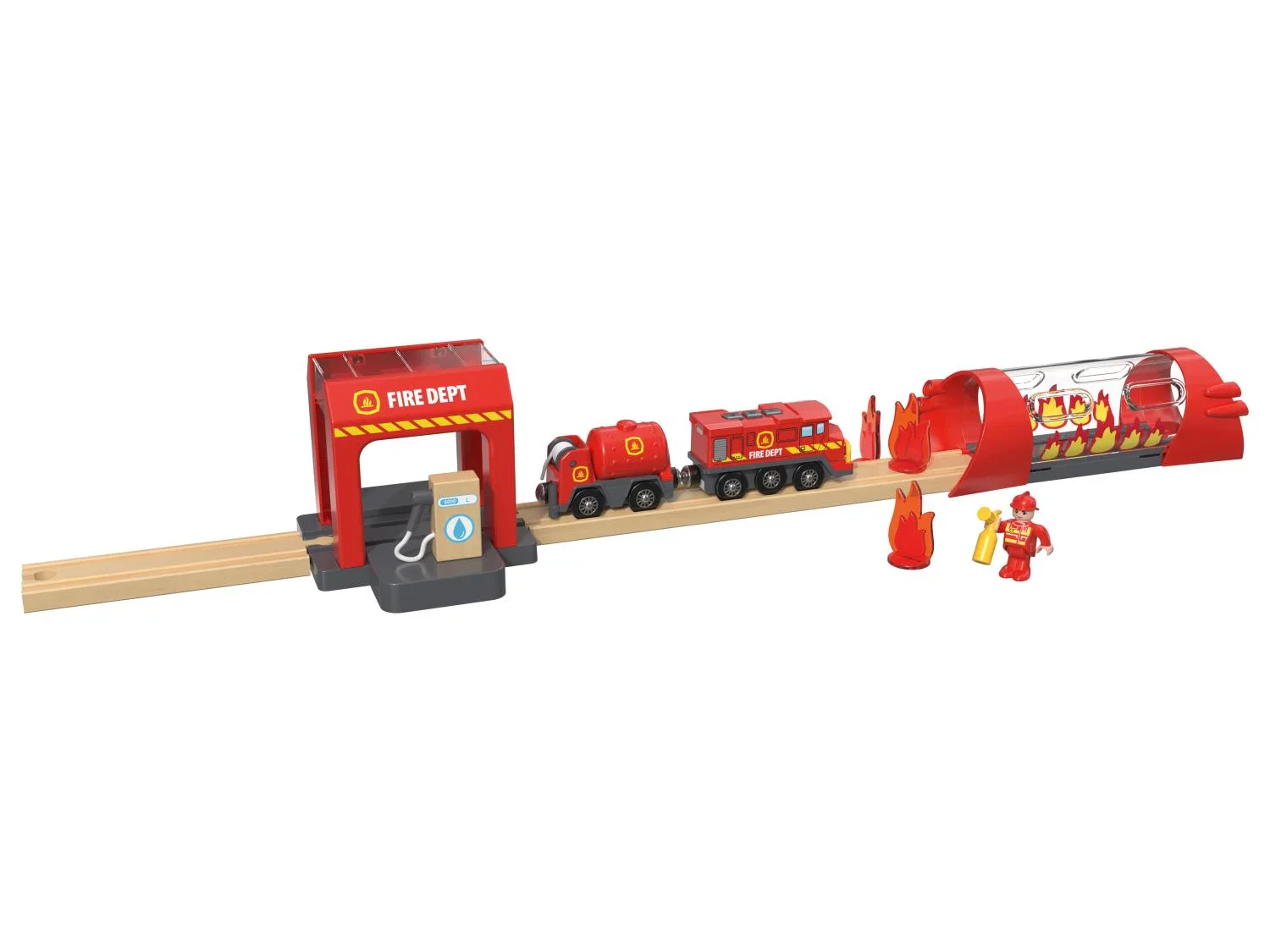 Playtive Set gare interactive ou set intervention pompiers